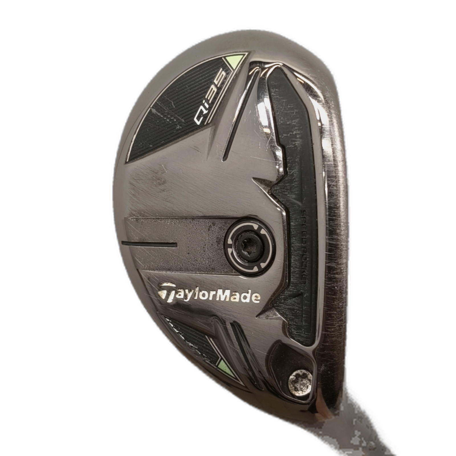 TaylorMade Qi35 Hybrid / Flex Stiff / #3/19 [model:silueta] [bg:handrolled]
