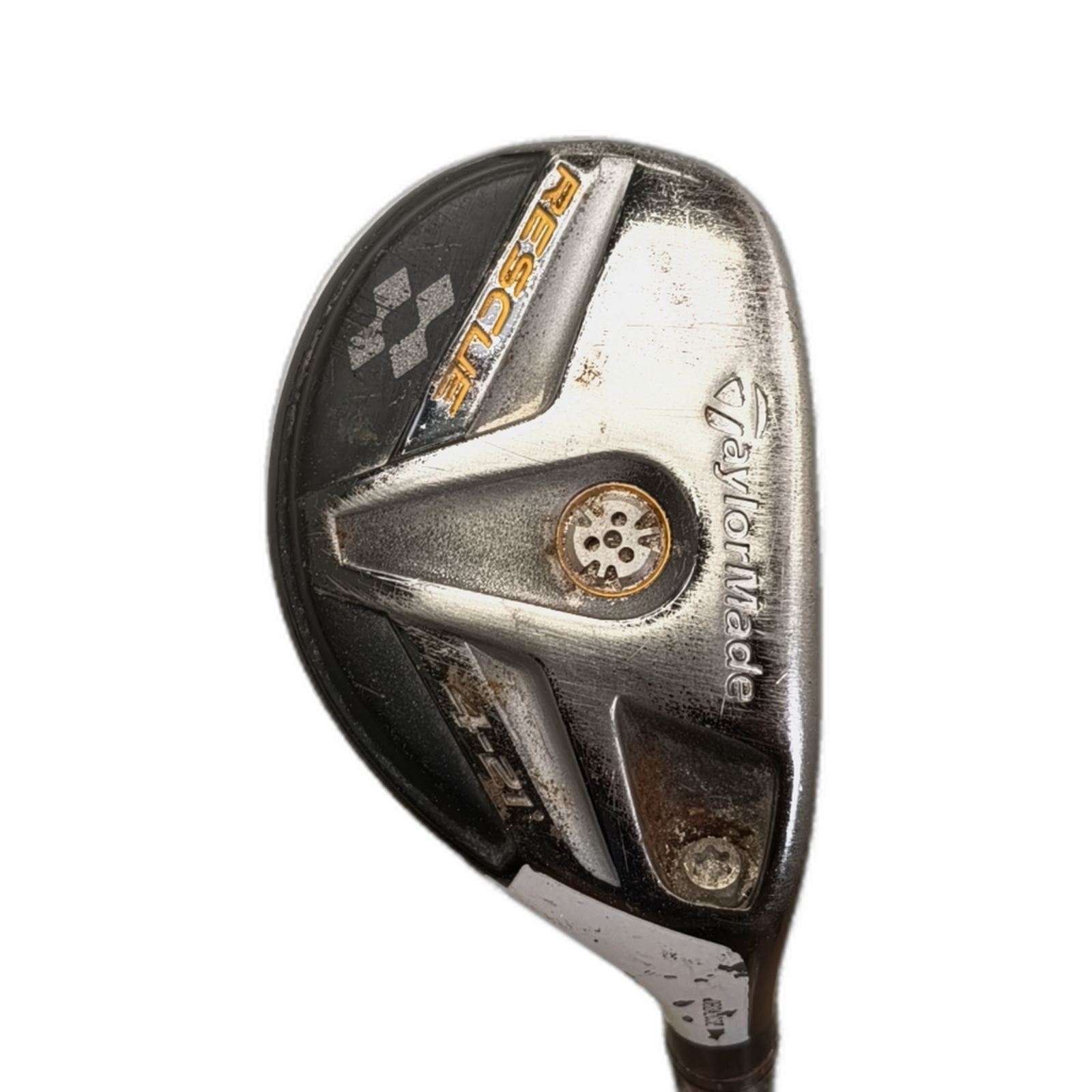 TaylorMade Rescue Hybrid / Flex Stiff / #4/21 [model:silueta] [bg:handrolled]