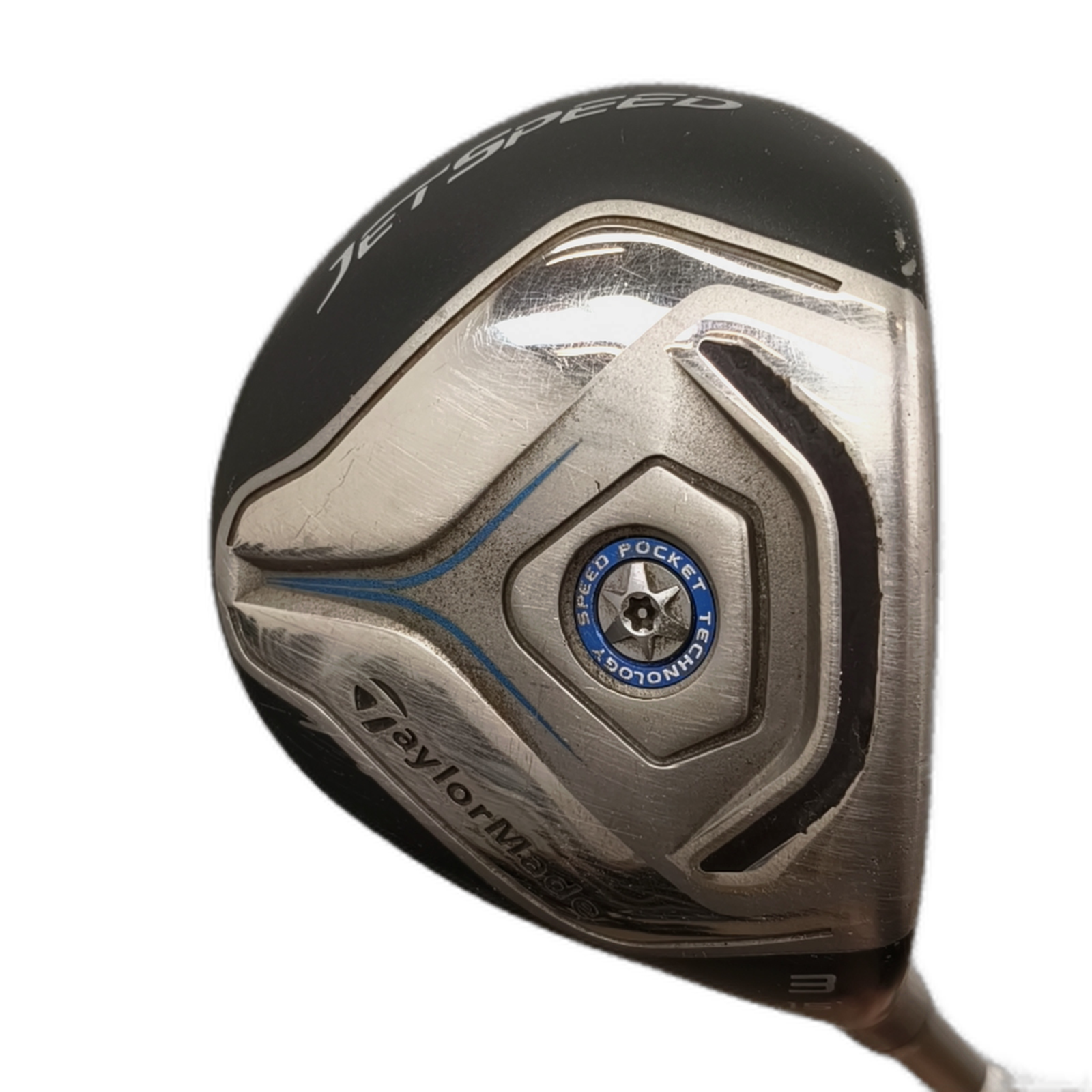 TaylorMade Jetspeed Fairway Wood / Flex Ladies / #3/15 [model:silueta] [bg:handrolled]
