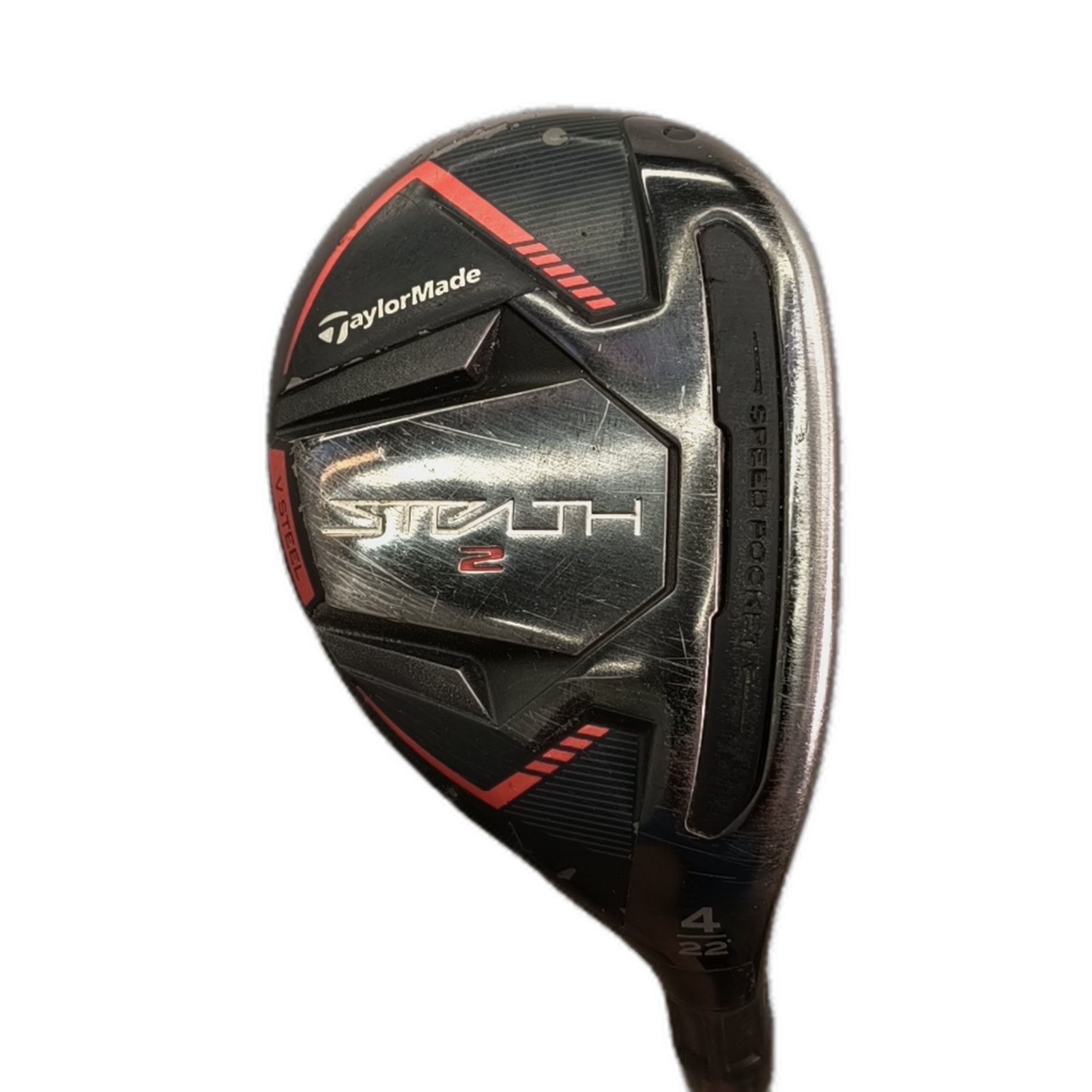 TaylorMade Stealth 2 Hybrid / Flex Regular / #4/22 [model:silueta] [bg:handrolled]