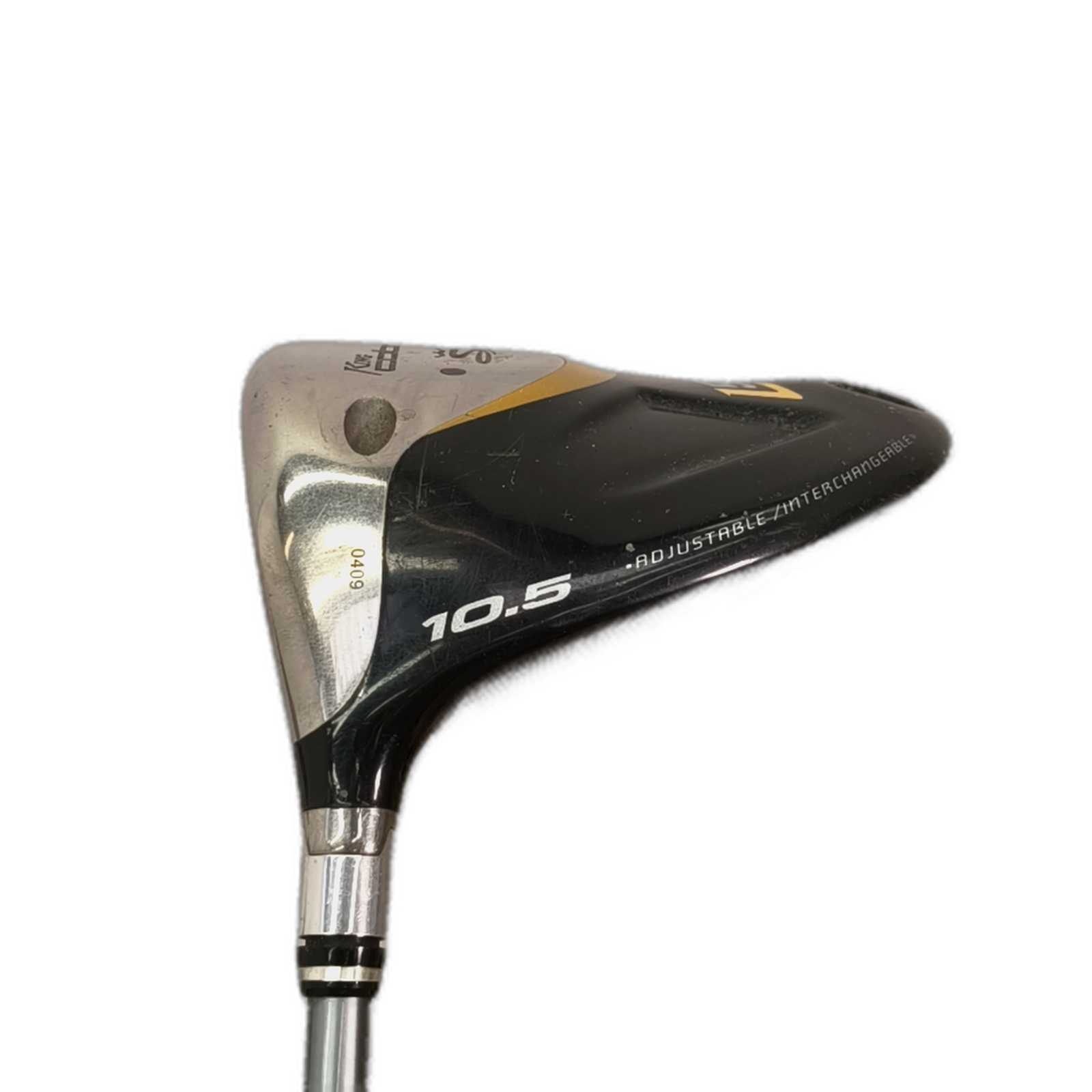 Venstre Cobra L5V Driver / Flex Regular / Loft 10.5 [model:silueta] [bg:handrolled]