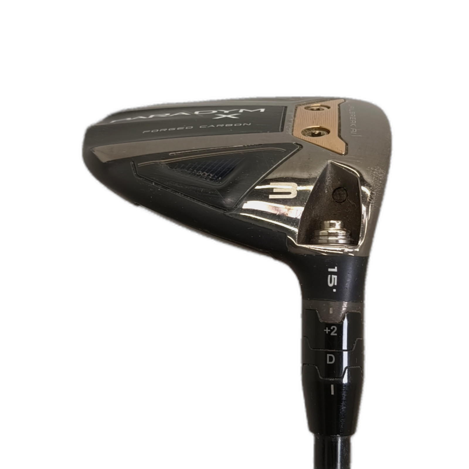 Callaway Paradym X Fairway Wood / Flex Regular / #3/15 [model:silueta] [bg:handrolled]