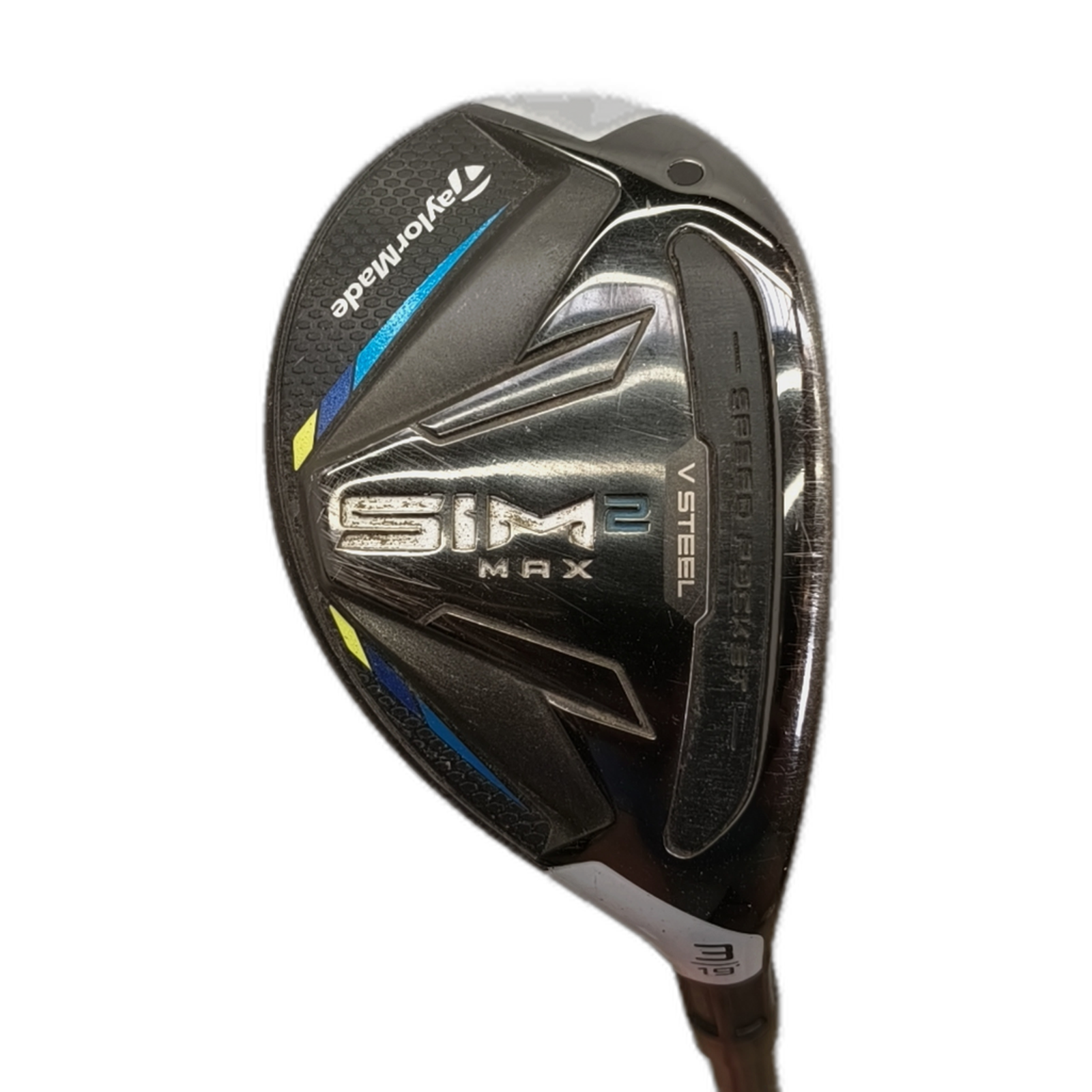 TaylorMade Sim 2 Max Hybrid / Flex Regular / #3/19 [model:silueta] [bg:handrolled]