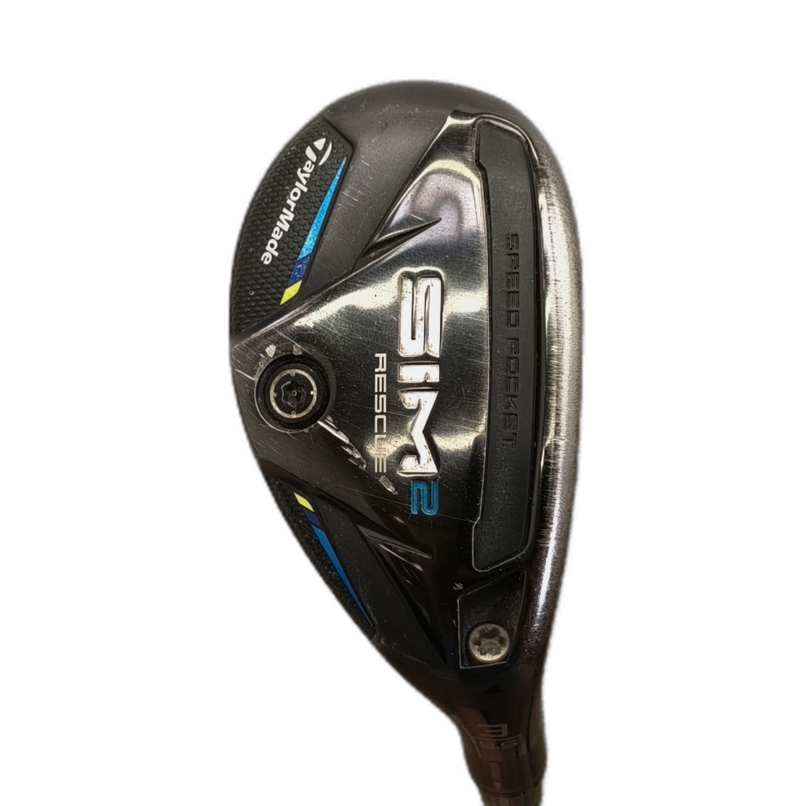 TaylorMade Sim 2 Hybrid / Flex Stiff / #3/19.5 [model:silueta] [bg:handrolled]