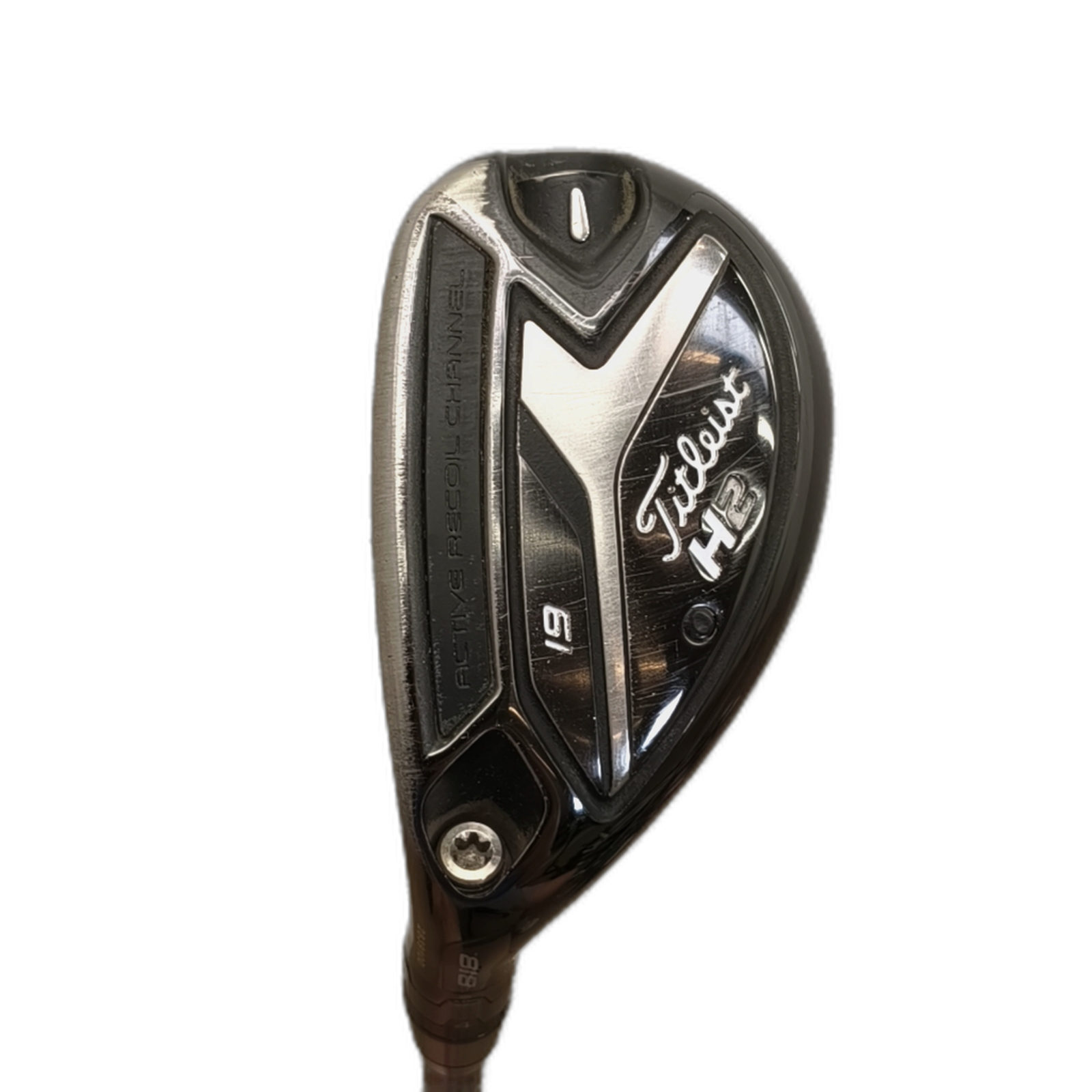 Venstre Titleist H2 818 Hybrid / Flex X-Stiff / #3/19 [model:silueta] [bg:handrolled]