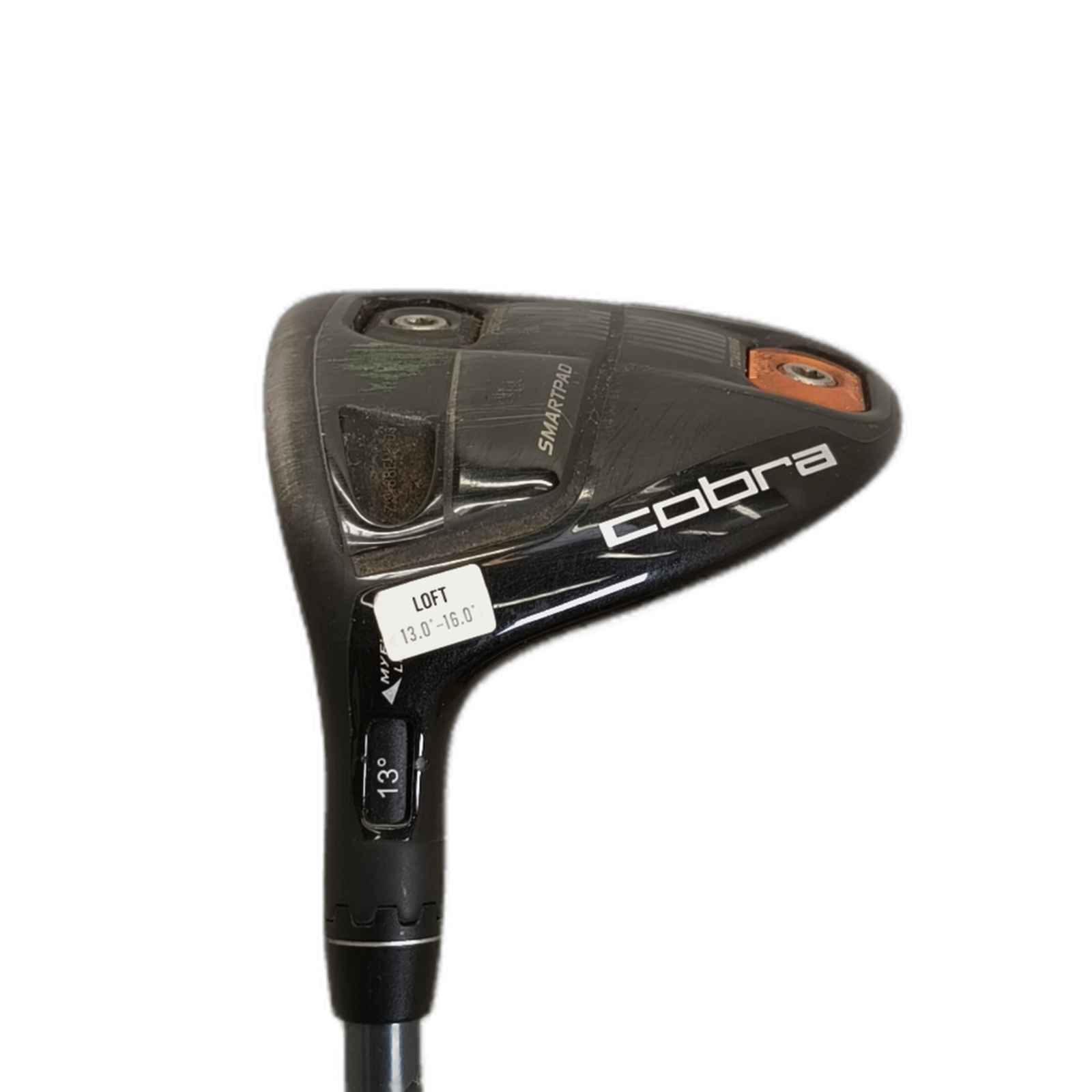 Venstre Cobra King F9 Fairway Wood / Flex Regular / #3/13 [model:silueta] [bg:handrolled]