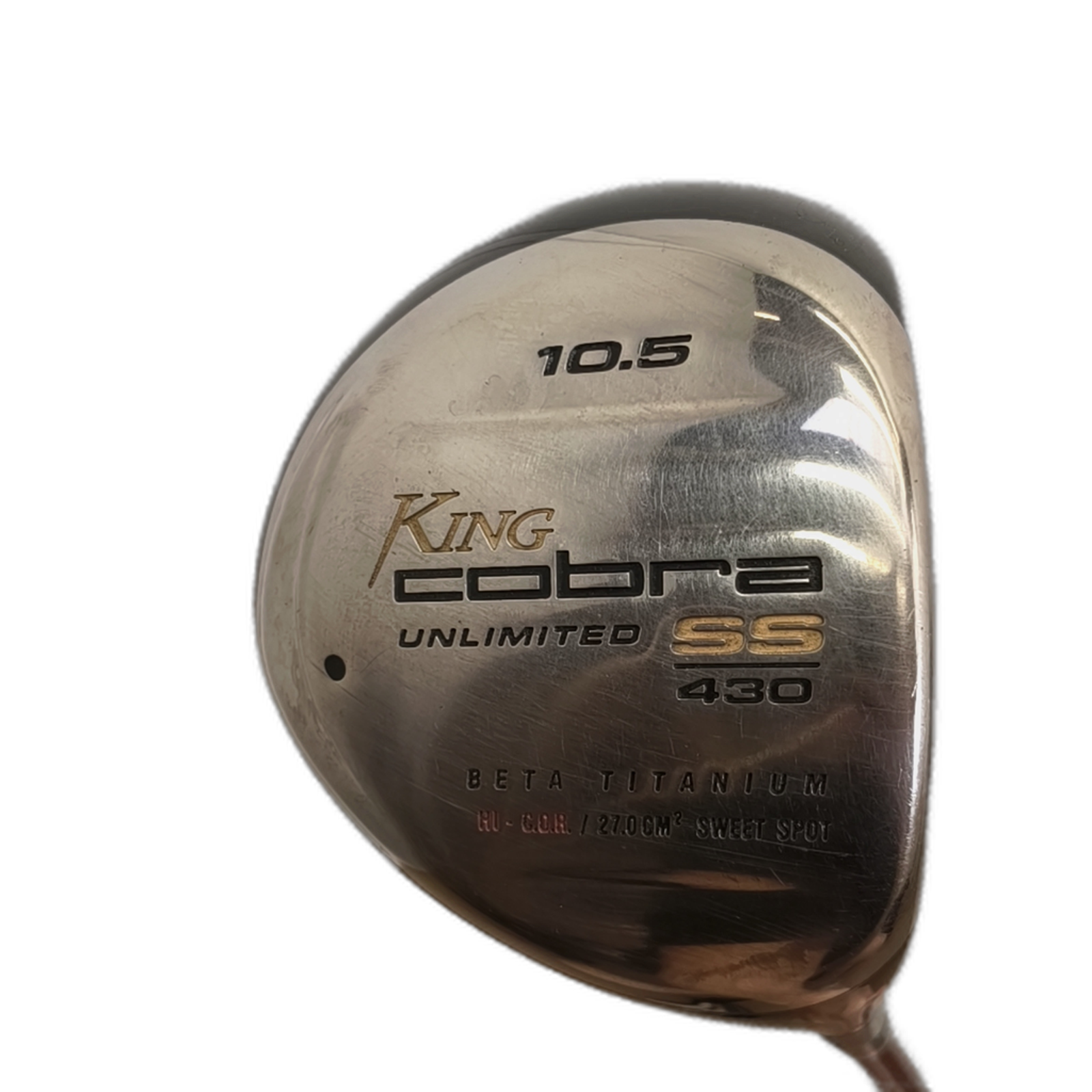 Cobra Unlimited SS 430 Driver / Flex Regular / Loft 10.5 [model:silueta] [bg:handrolled]
