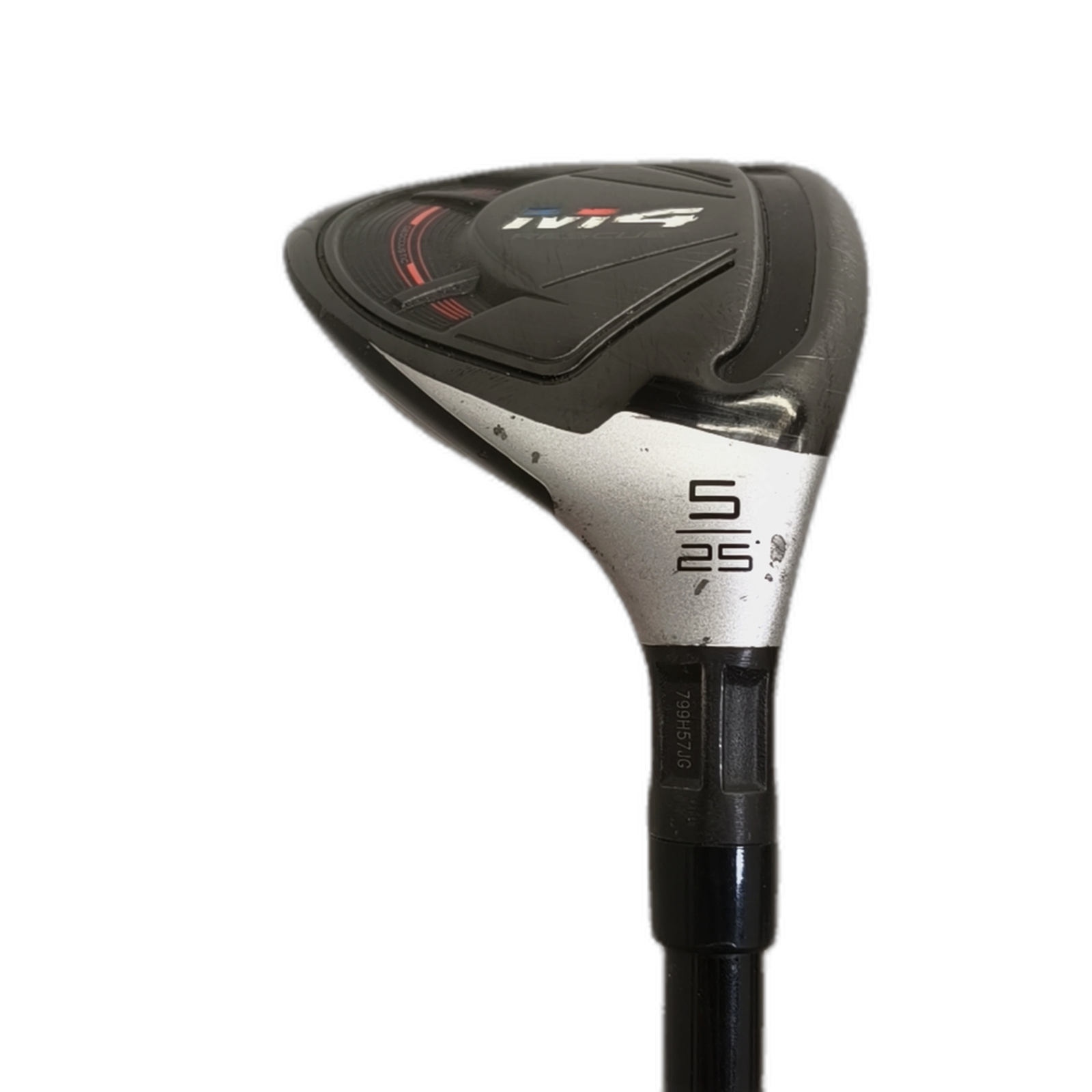 TaylorMade M4 2018 Hybrid / Flex A-flex / #5/25 [model:silueta] [bg:handrolled]