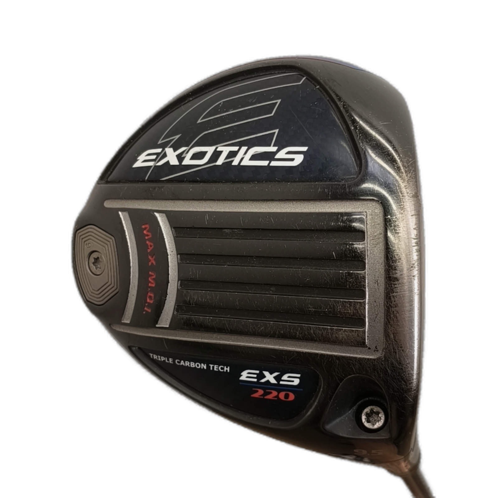 Exotics EX5 220 Driver / Flex Stiff / Loft 9.5 [model:silueta] [bg:handrolled]