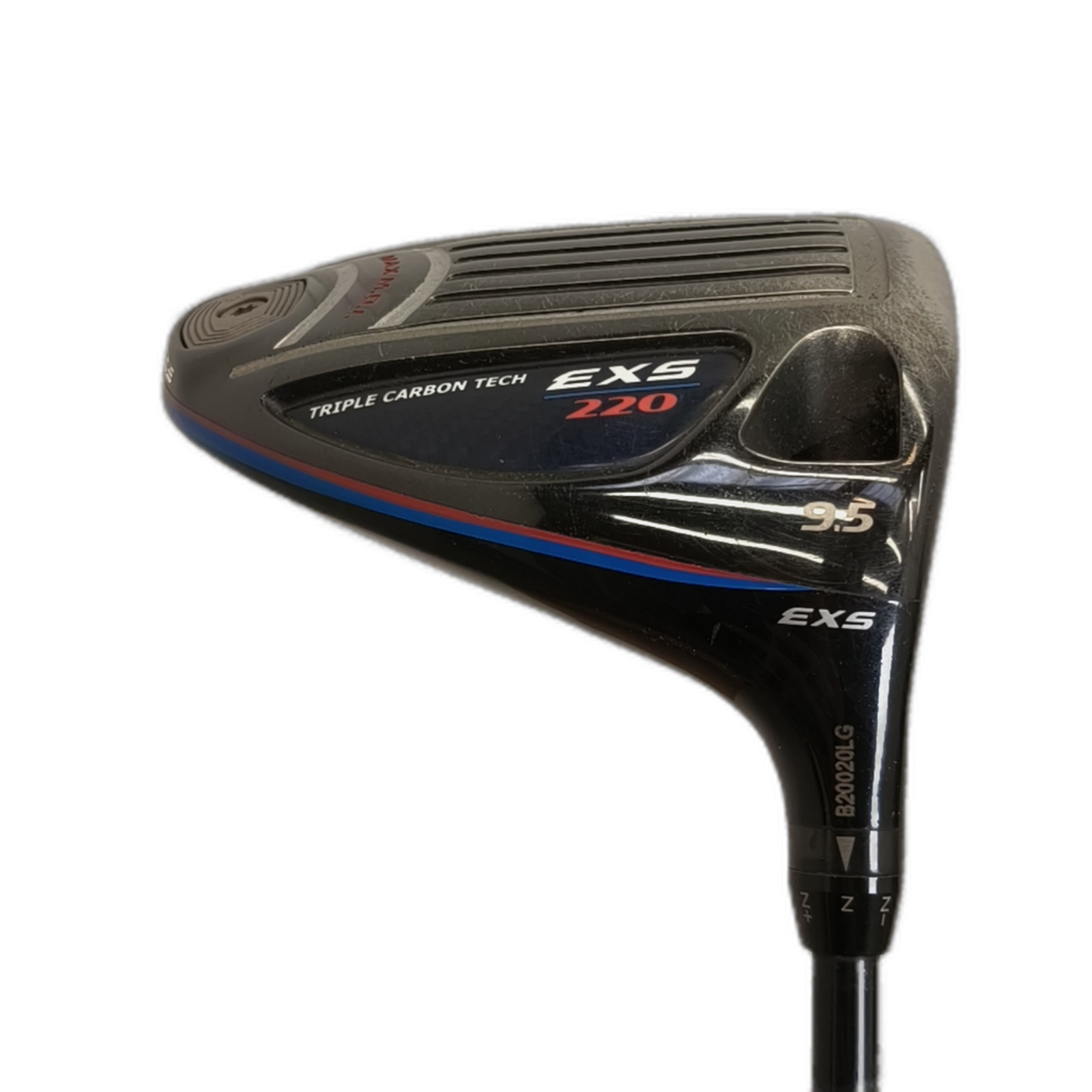 Exotics EX5 220 Driver / Flex Stiff / Loft 9.5 [model:silueta] [bg:handrolled]