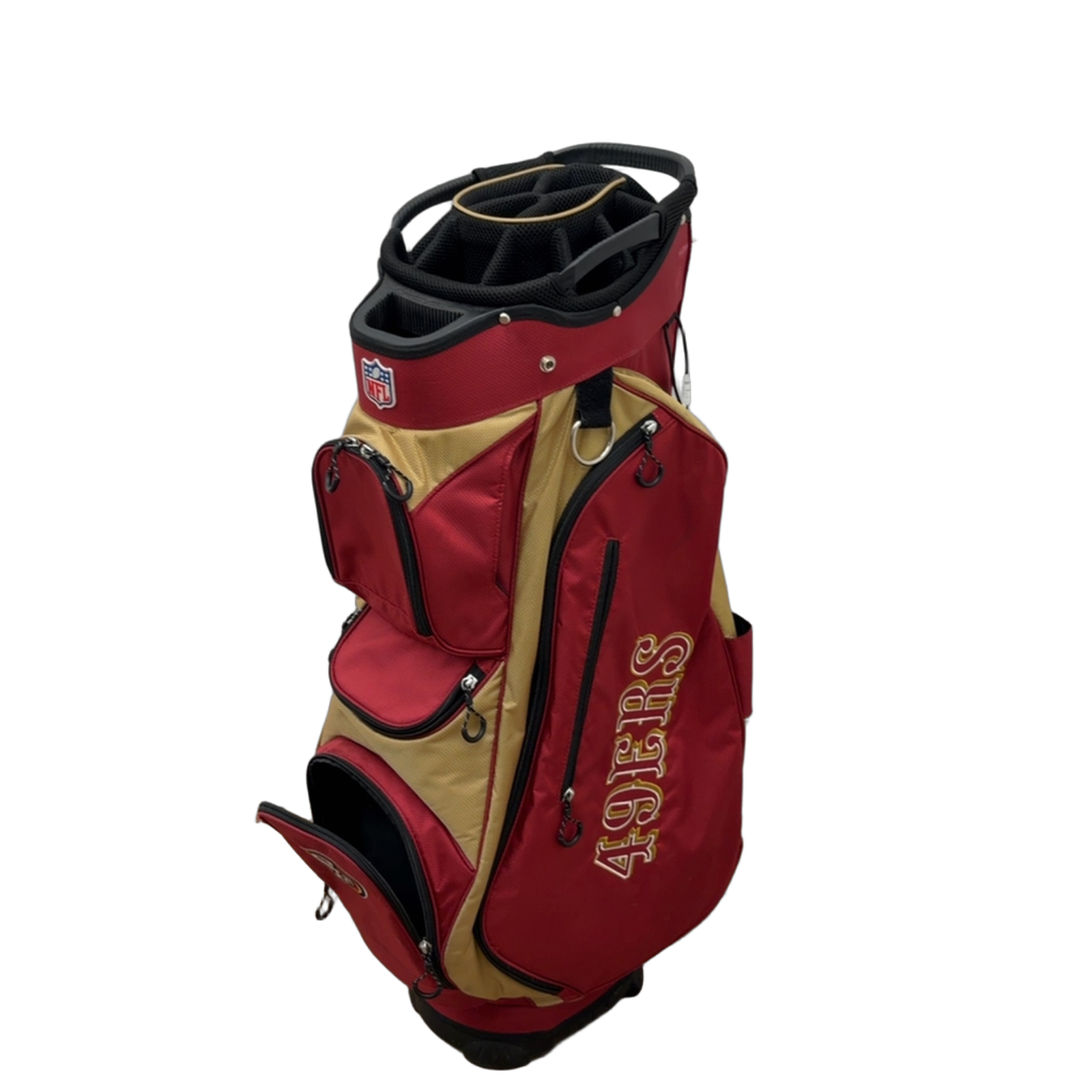 Wilson 49'ers Golfbag / 15-Way / Rot [model:birefnet-general] [bg:handrolled]