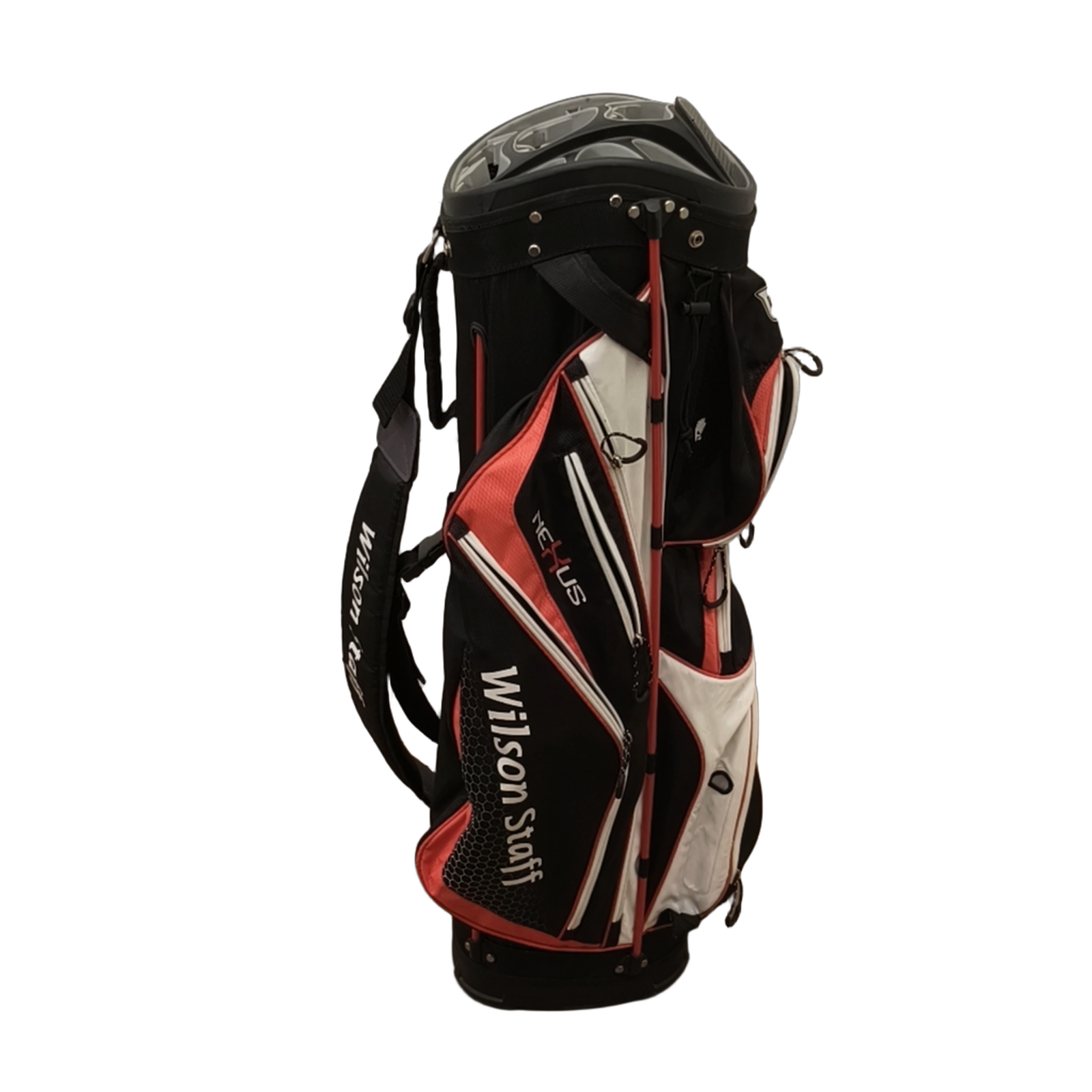 Wilson Staff Nexus Golf Bag / 11-Rum / Sort [model:birefnet-general] [bg:handrolled]