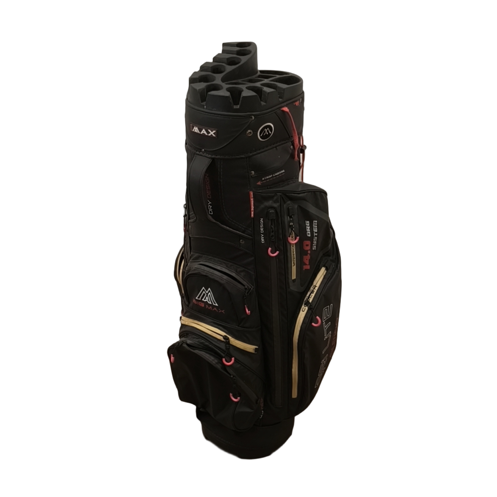 Big Max Dri Lite Silencio Golf Bag / 15-Rum / Sort [model:birefnet-general] [bg:handrolled]