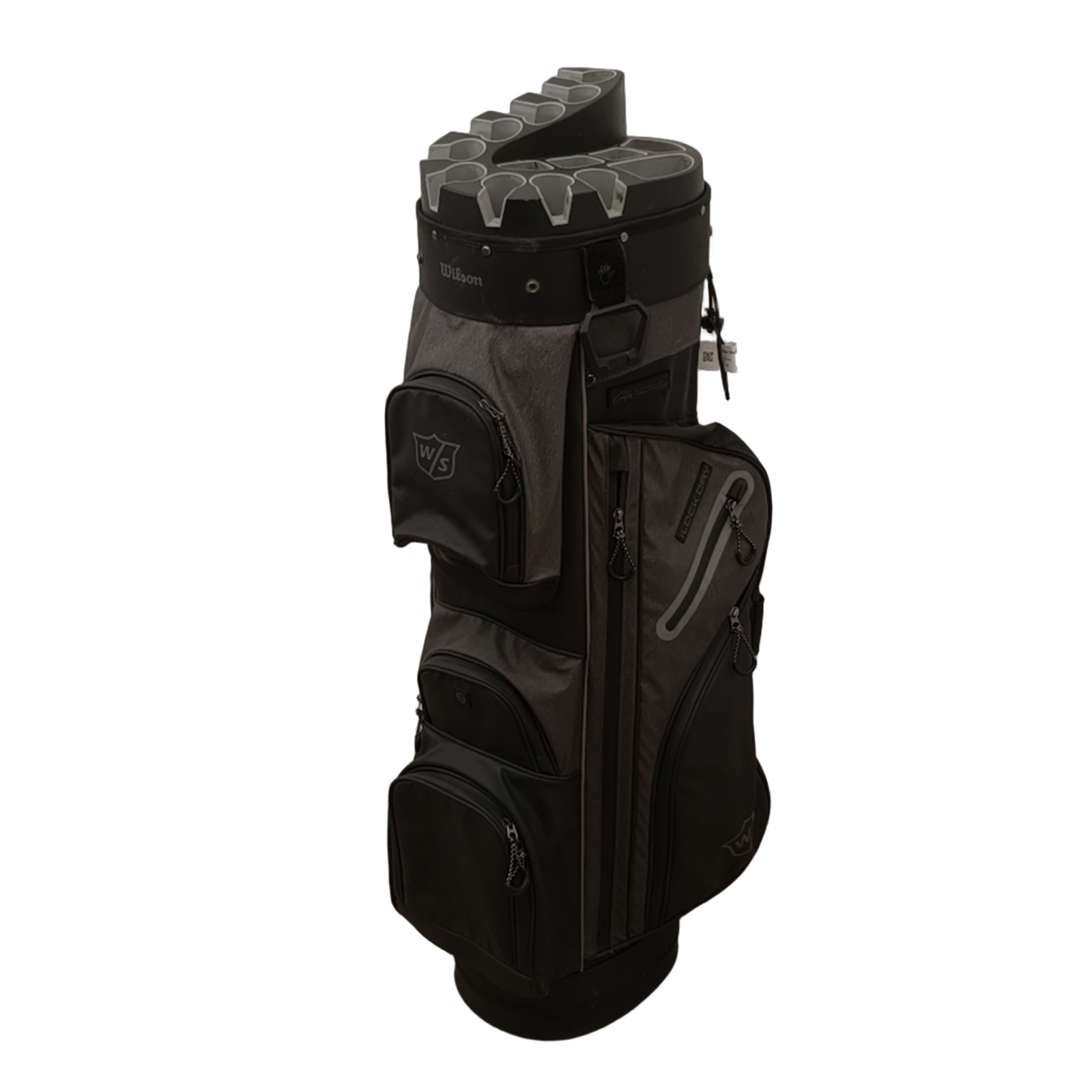 Wilson Staff Ilock Dry Golf Bag / 15-Rum / Sort [model:birefnet-general] [bg:handrolled]