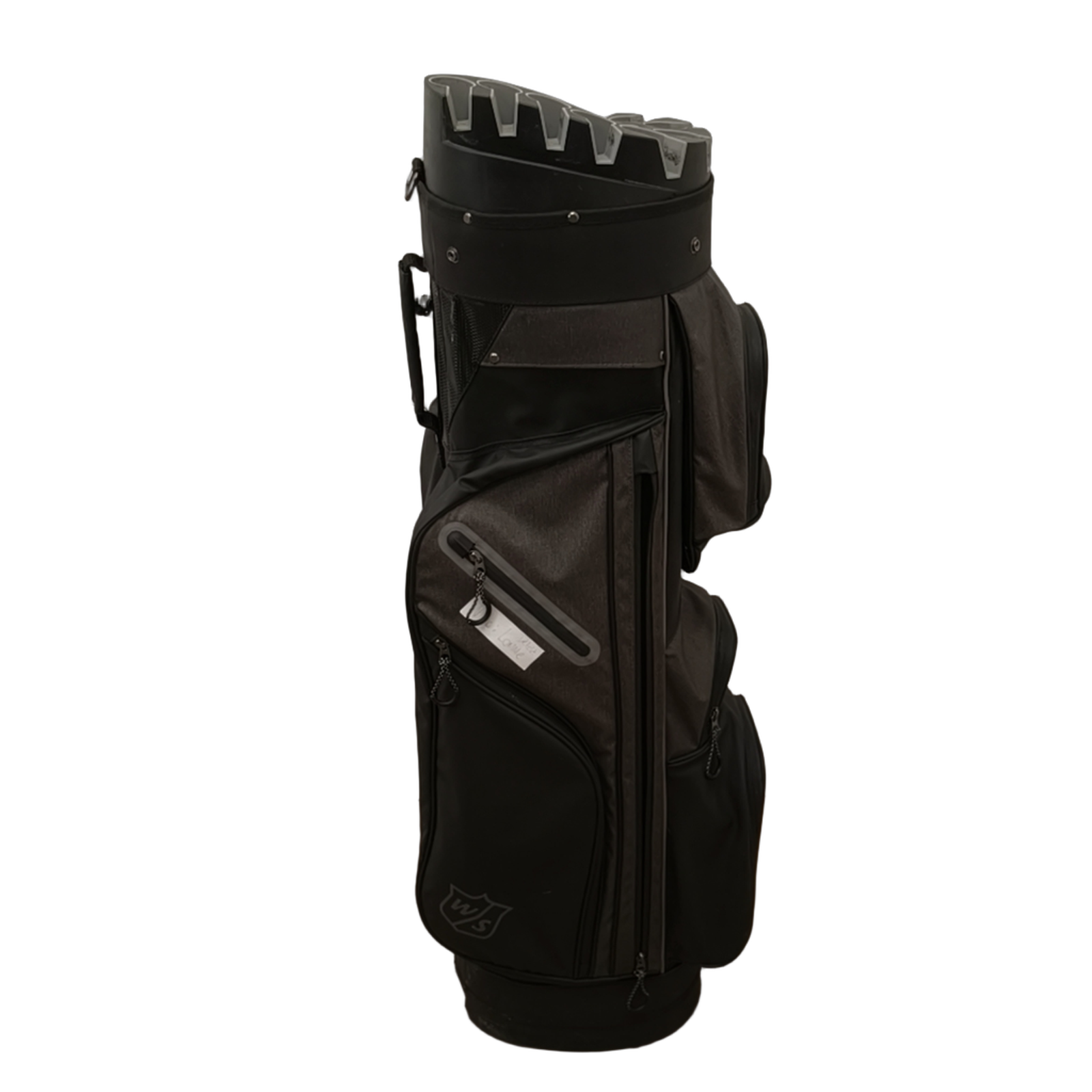 Wilson Staff Ilock Dry Golf Bag / 15-Rum / Sort [model:birefnet-general] [bg:handrolled]