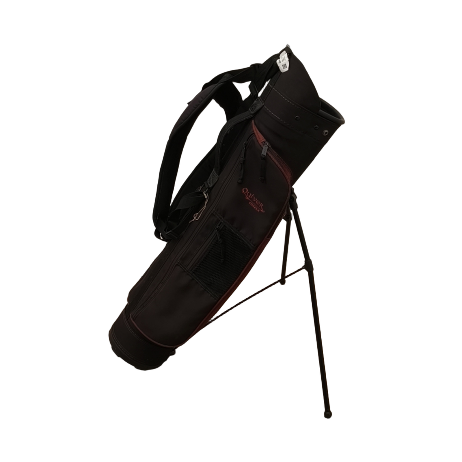 Quiver  Golf Bag / 3-Rum / Sort [model:birefnet-general] [bg:handrolled]