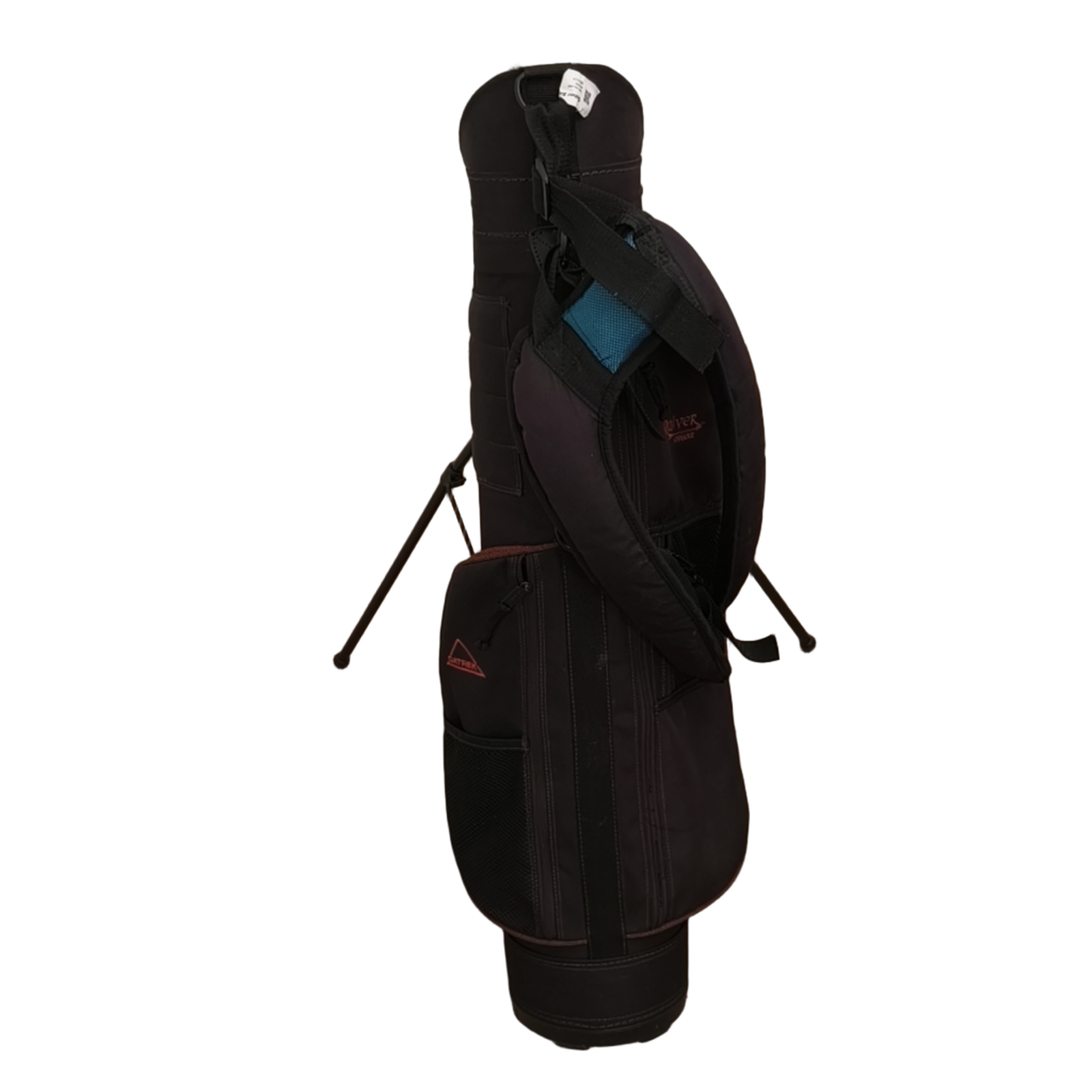 Quiver  Golf Bag / 3-Rum / Sort [model:birefnet-general] [bg:handrolled]