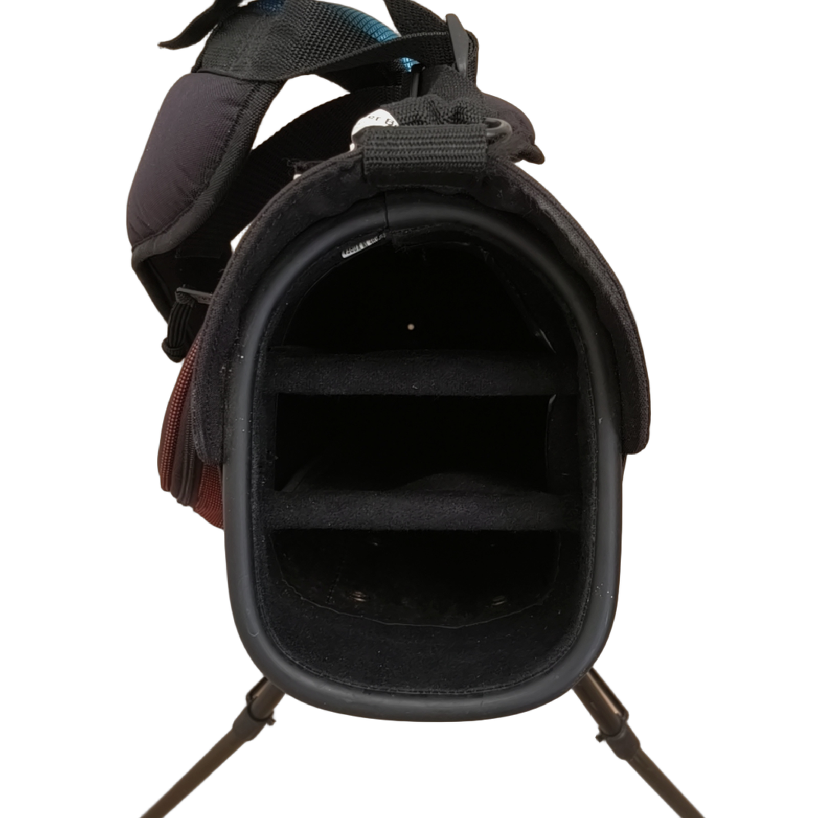 Quiver  Golf Bag / 3-Rum / Sort [model:birefnet-general] [bg:handrolled]