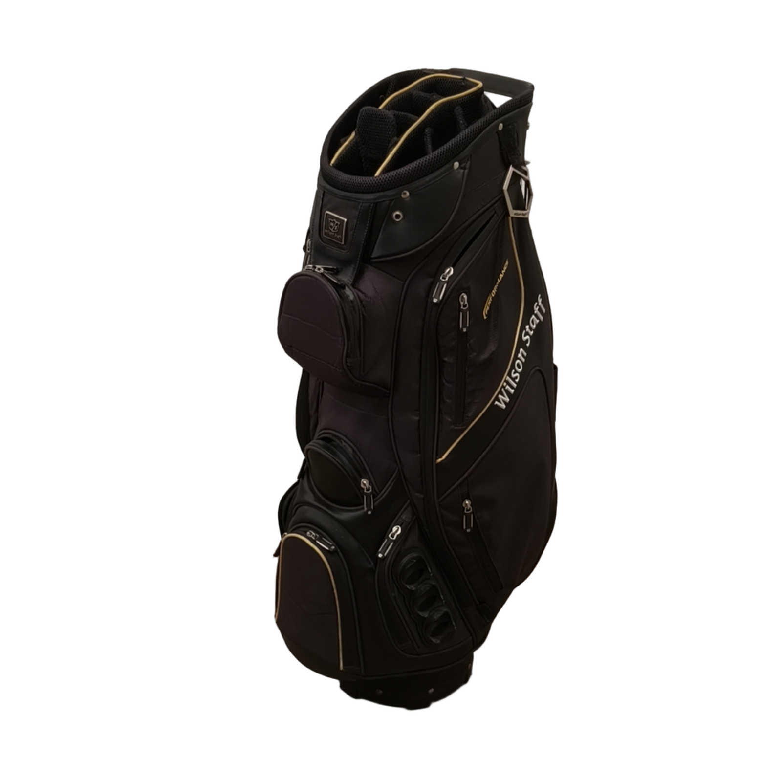 Wilson Staff Performance Golf Bag / 14-Rum / Sort [model:birefnet-general] [bg:handrolled]