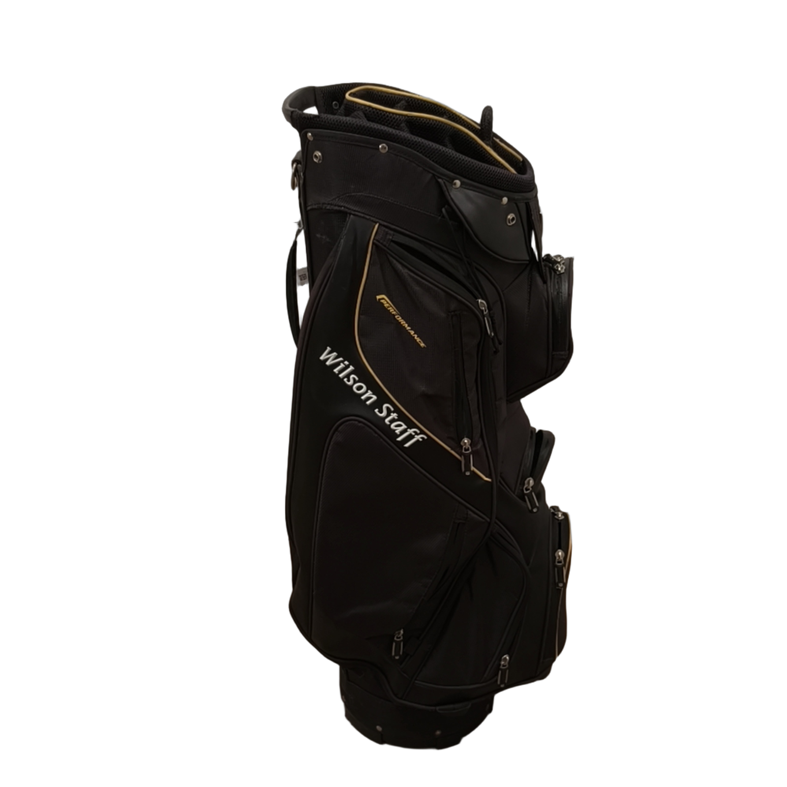 Wilson Staff Performance Golf Bag / 14-Rum / Sort [model:birefnet-general] [bg:handrolled]