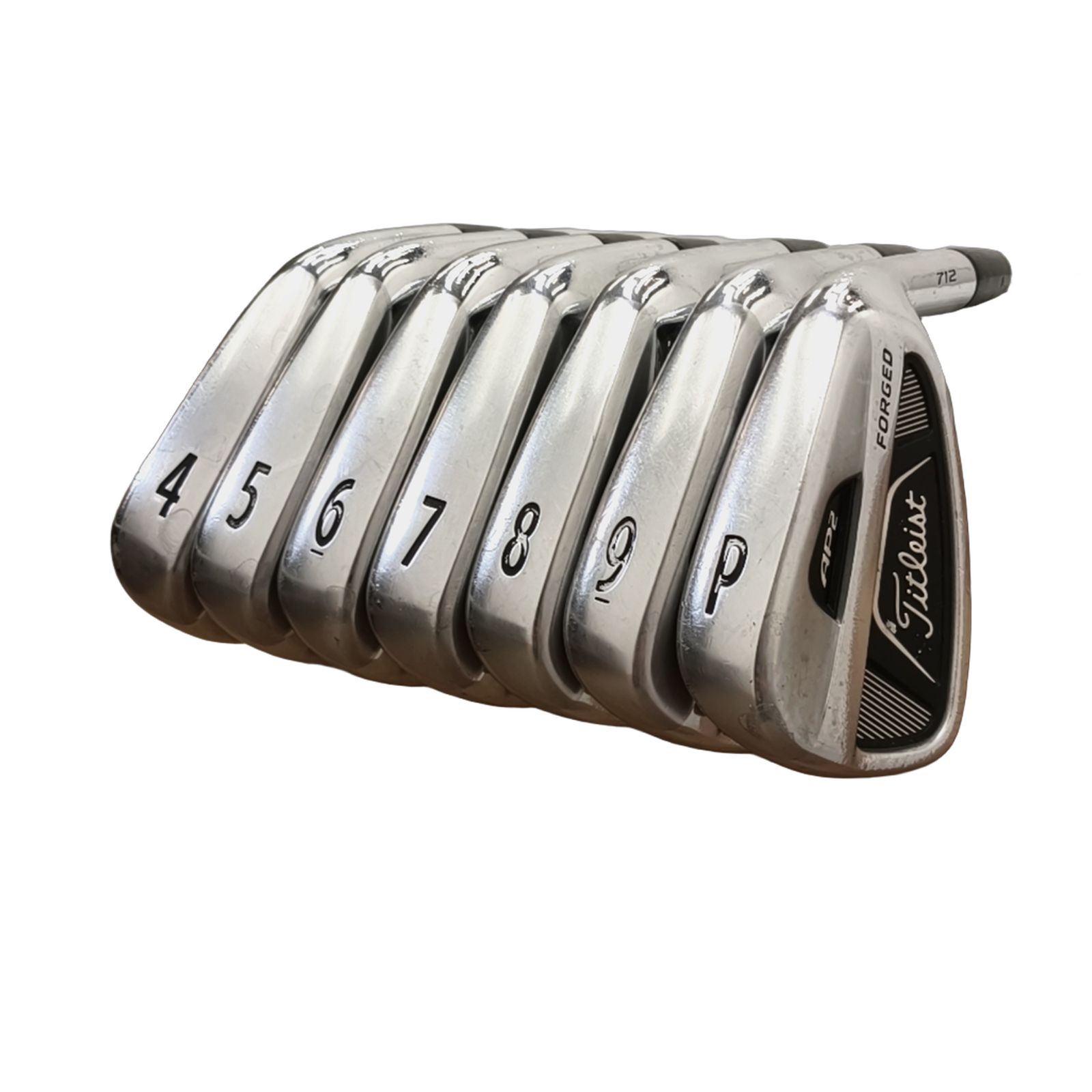 Titleist AP2 712 Jernsæt / 4-PW / Flex Stiff / Stål [model:birefnet-general] [bg:handrolled]