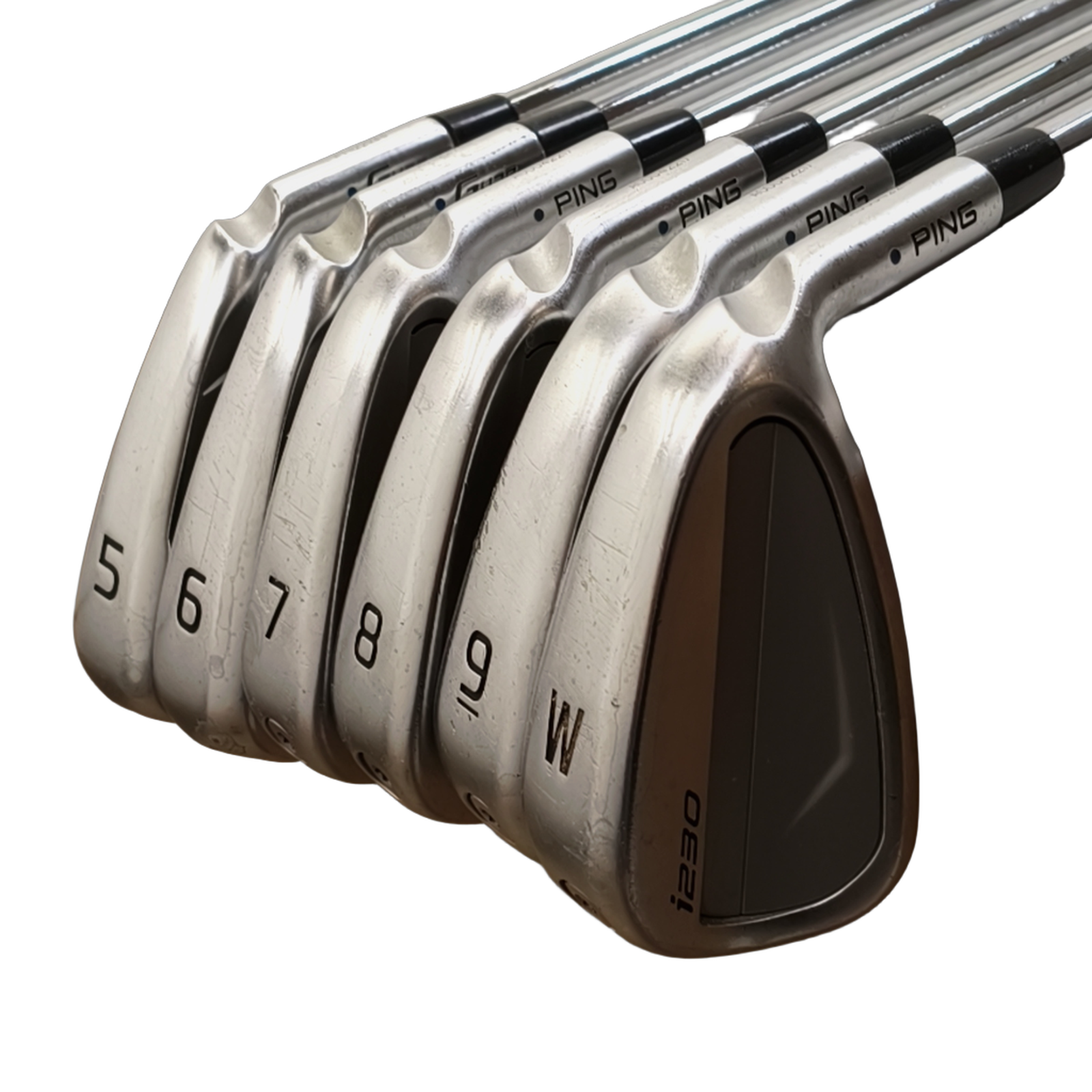 PING G430 / I230 Jernsæt / 5-PW / Flex Stiff / SteelFiber [model:birefnet-general] [bg:handrolled]