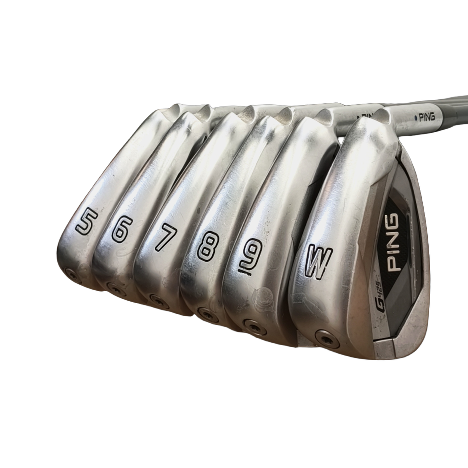PING G425 Jernsæt / 5-PW / Flex Regular / Grafit [model:birefnet-general] [bg:handrolled]
