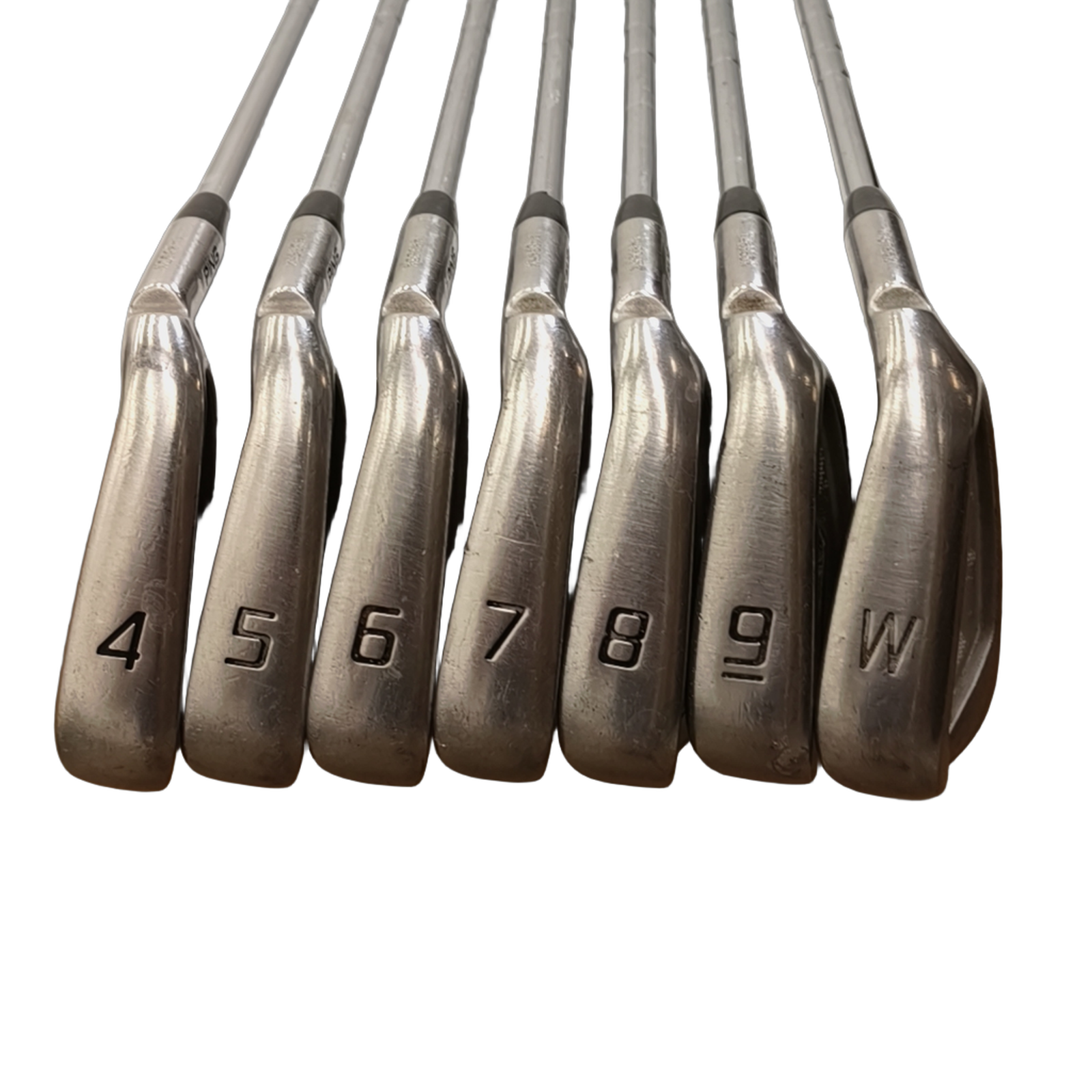 PING i Series E1 Jernsæt / 4-PW / Flex Stiff / Stål [model:birefnet-general] [bg:handrolled]
