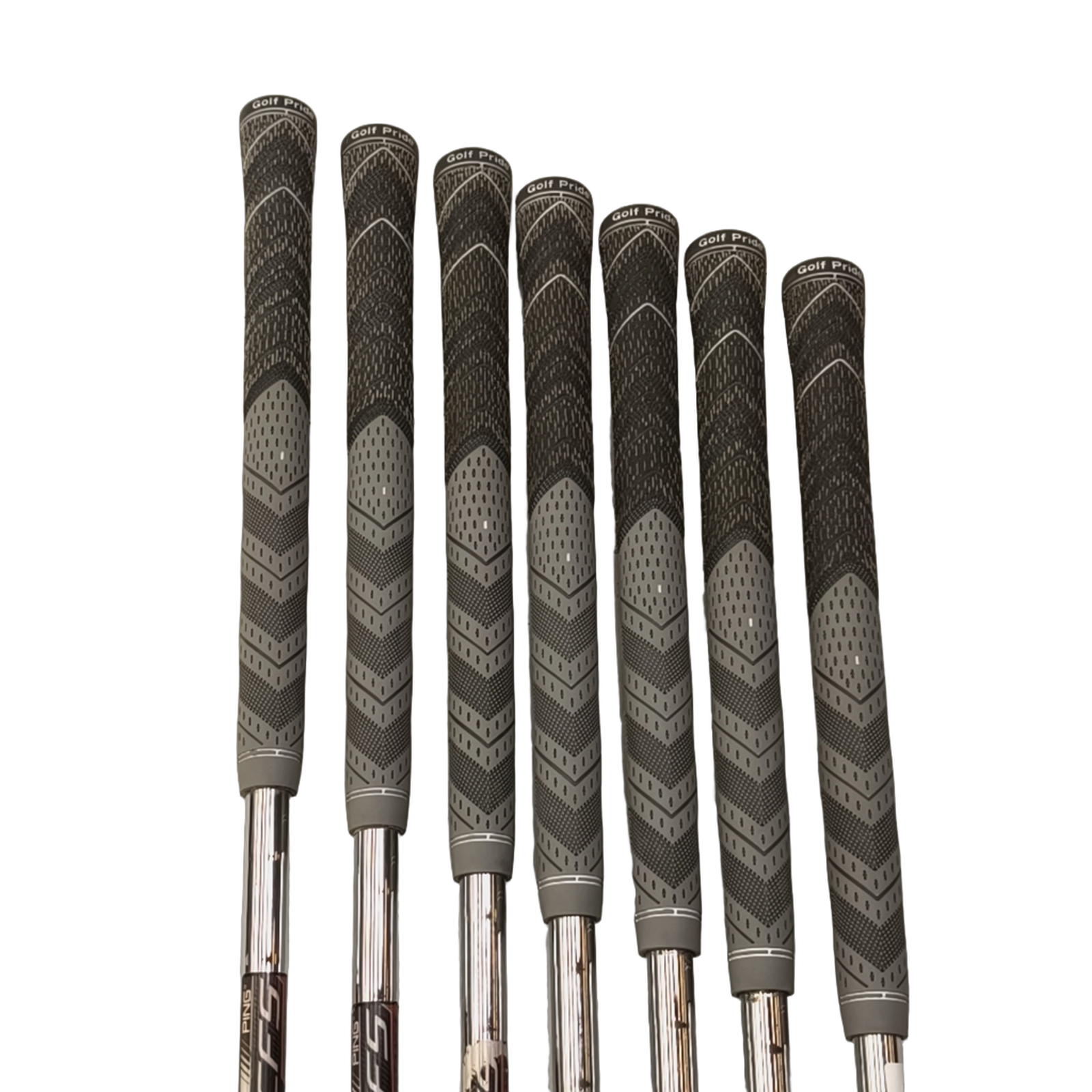 PING i Series E1 Jernsæt / 4-PW / Flex Stiff / Stål [model:birefnet-general] [bg:handrolled]