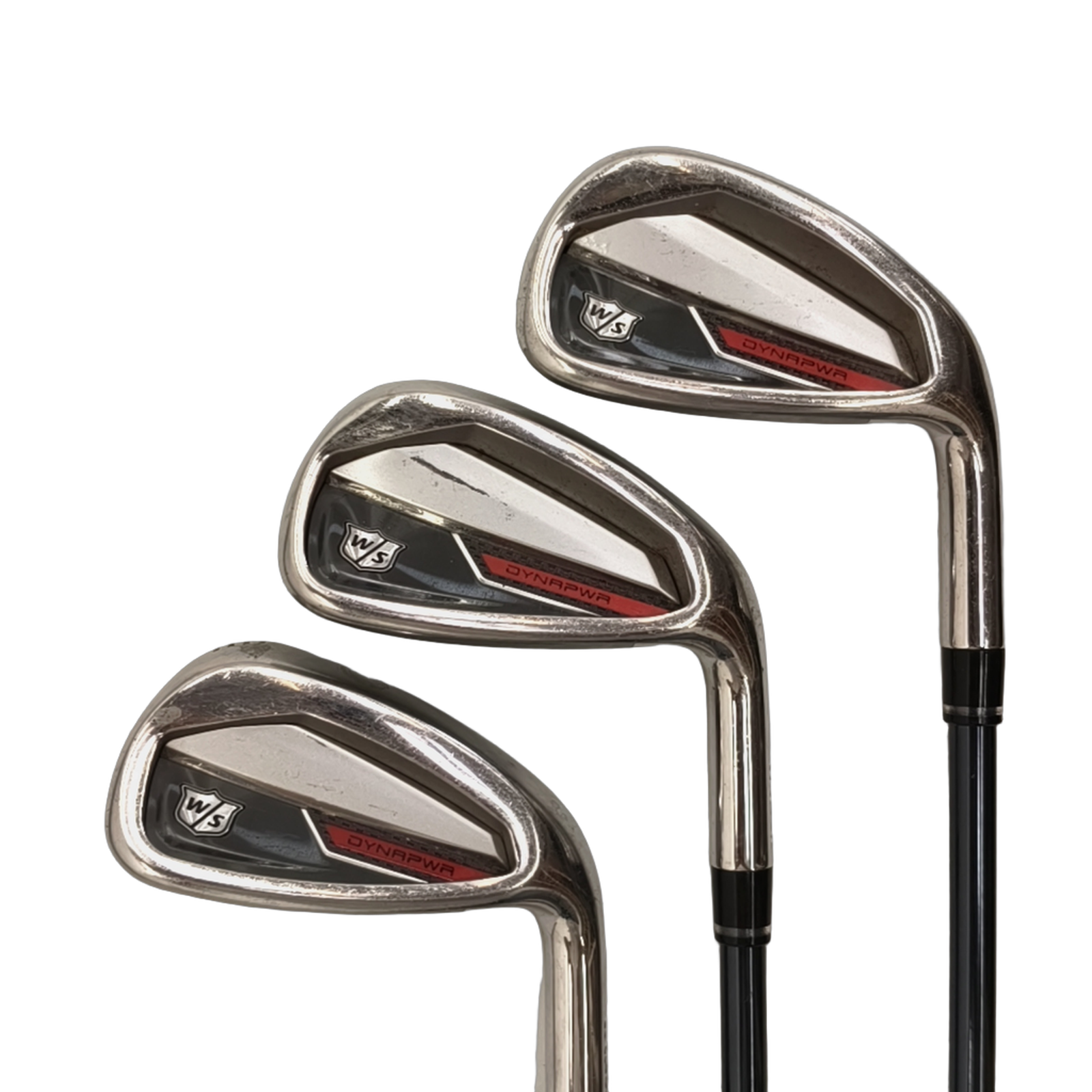 Wilson DynaPower Jernsæt / 5-PW / Flex Regular / Grafit [model:birefnet-general] [bg:handrolled]