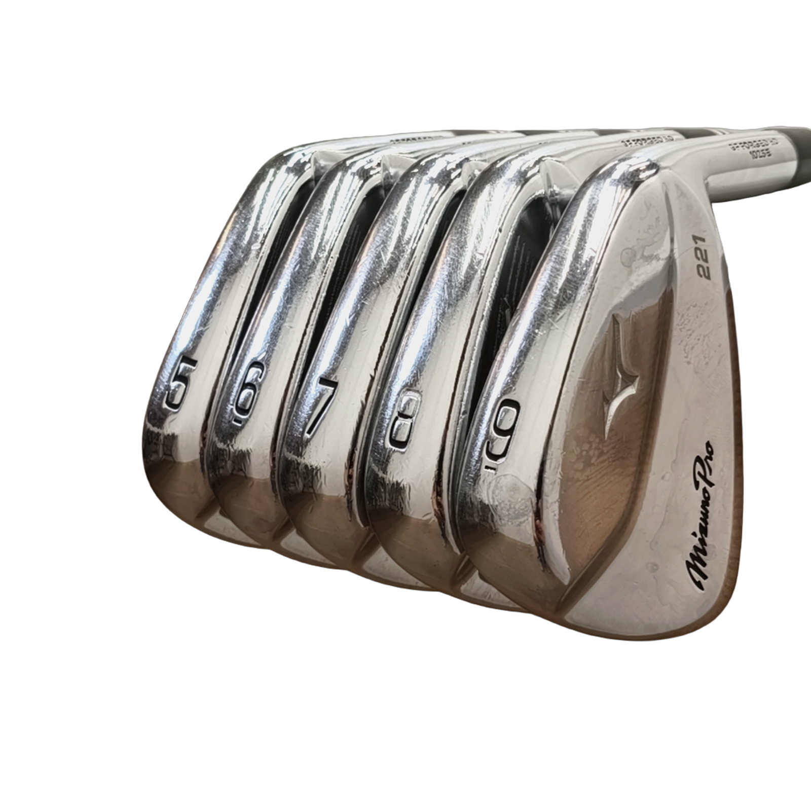 Mizuno Pro 221 Iron set / 5-9i / Flex Regular / Steel [model:birefnet-general] [bg:handrolled]