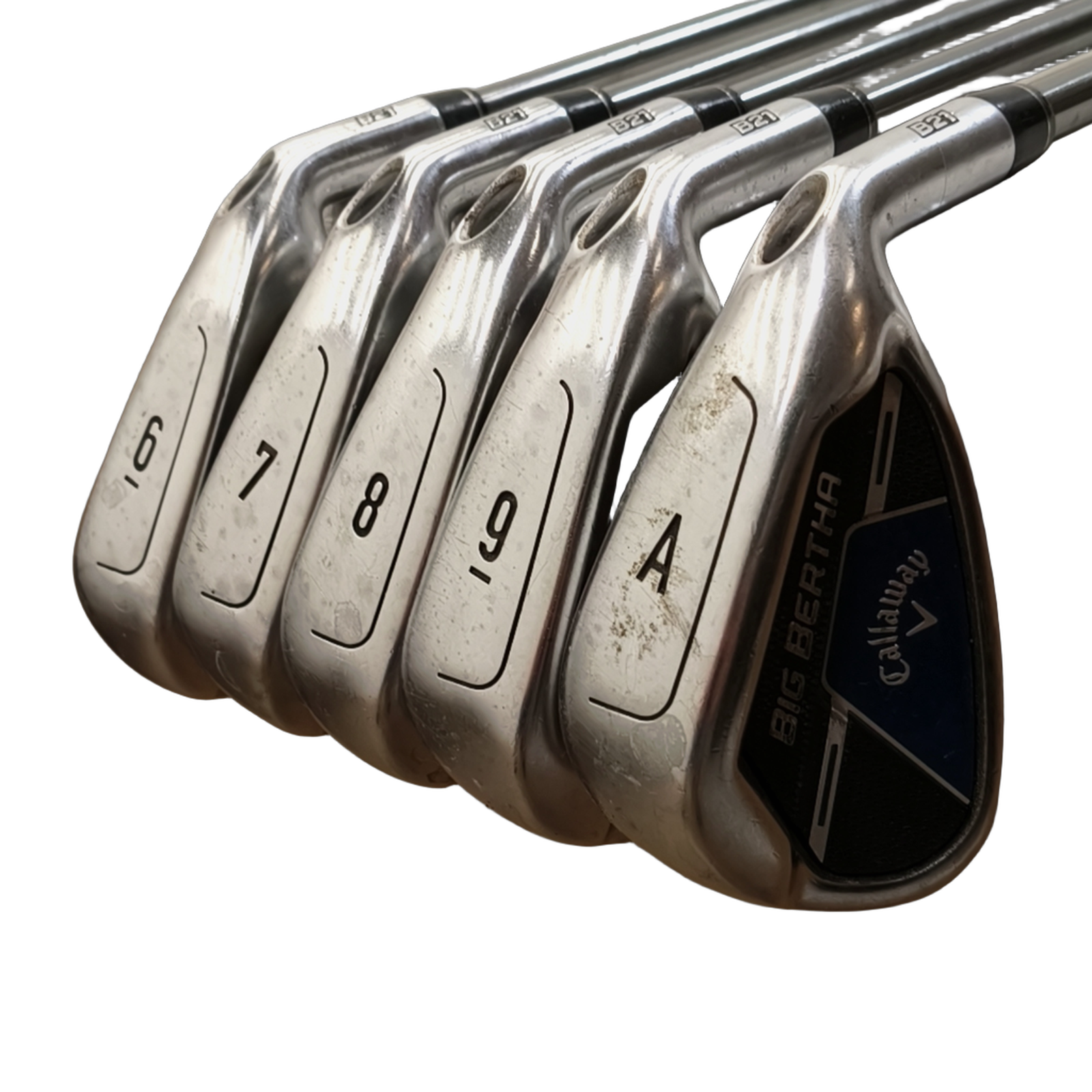 Callaway Big Bertha B21 iron set / 6-9i+GW / Flex A-flex / Graphite [model:birefnet-general] [bg:handrolled]