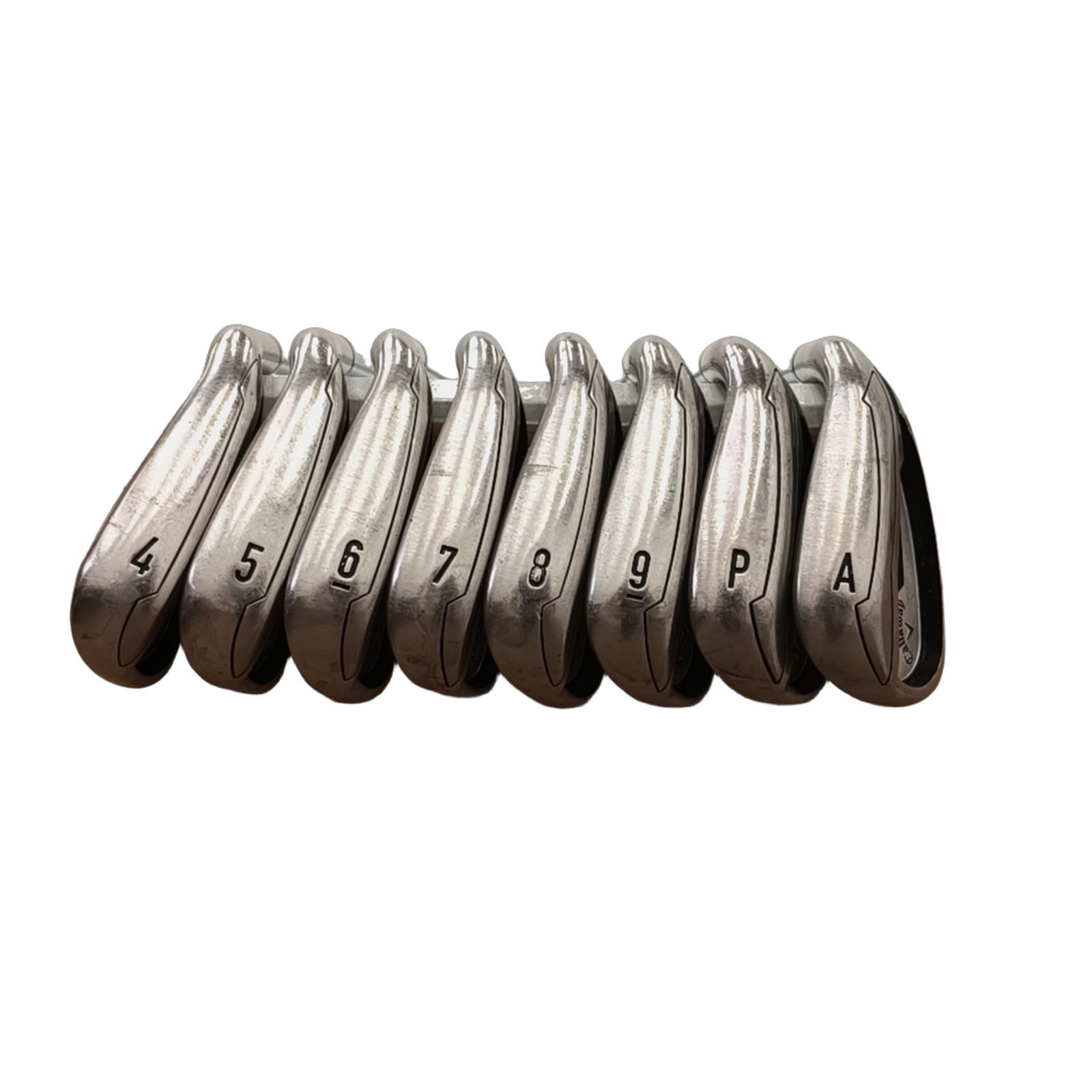 Callaway XR Jernsæt / 4-PW+AW  / Flex Stiff / Stål [model:birefnet-general] [bg:handrolled]