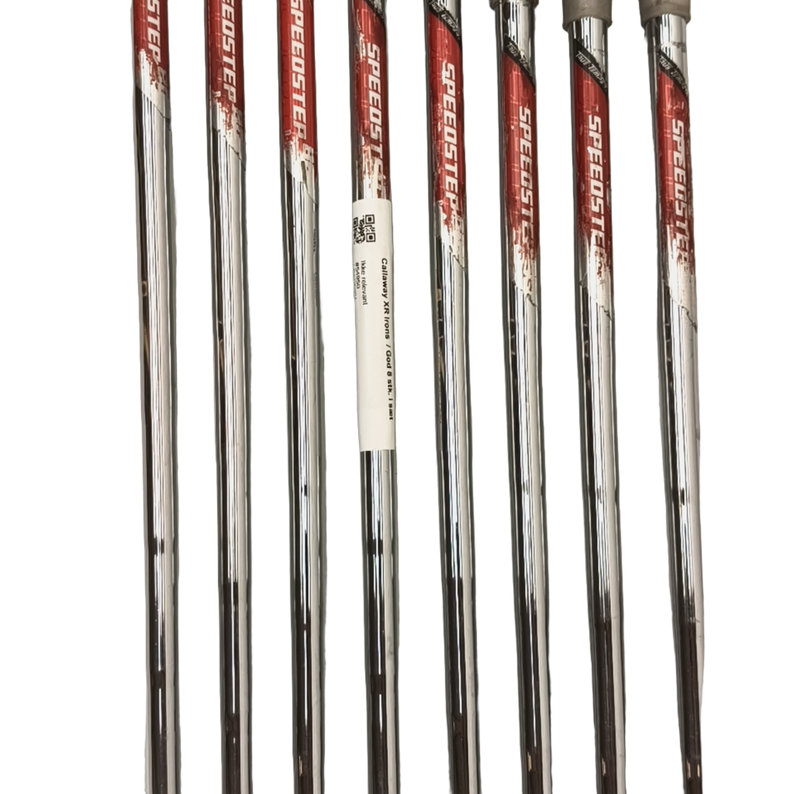 Callaway XR Jernsæt / 4-PW+AW  / Flex Stiff / Stål [model:birefnet-general] [bg:handrolled]