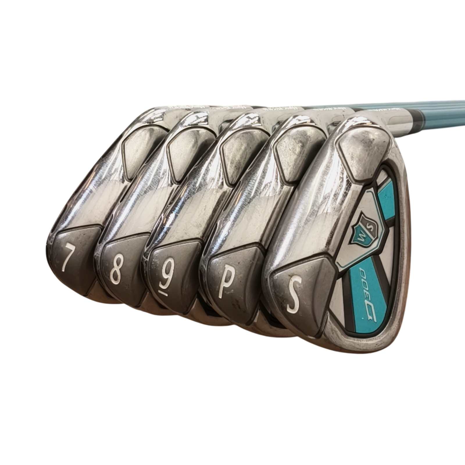Wilson Staff D300 Jernsæt / 7-PW+SW / Flex Ladies / Grafit [bg:photoroom-fallback]