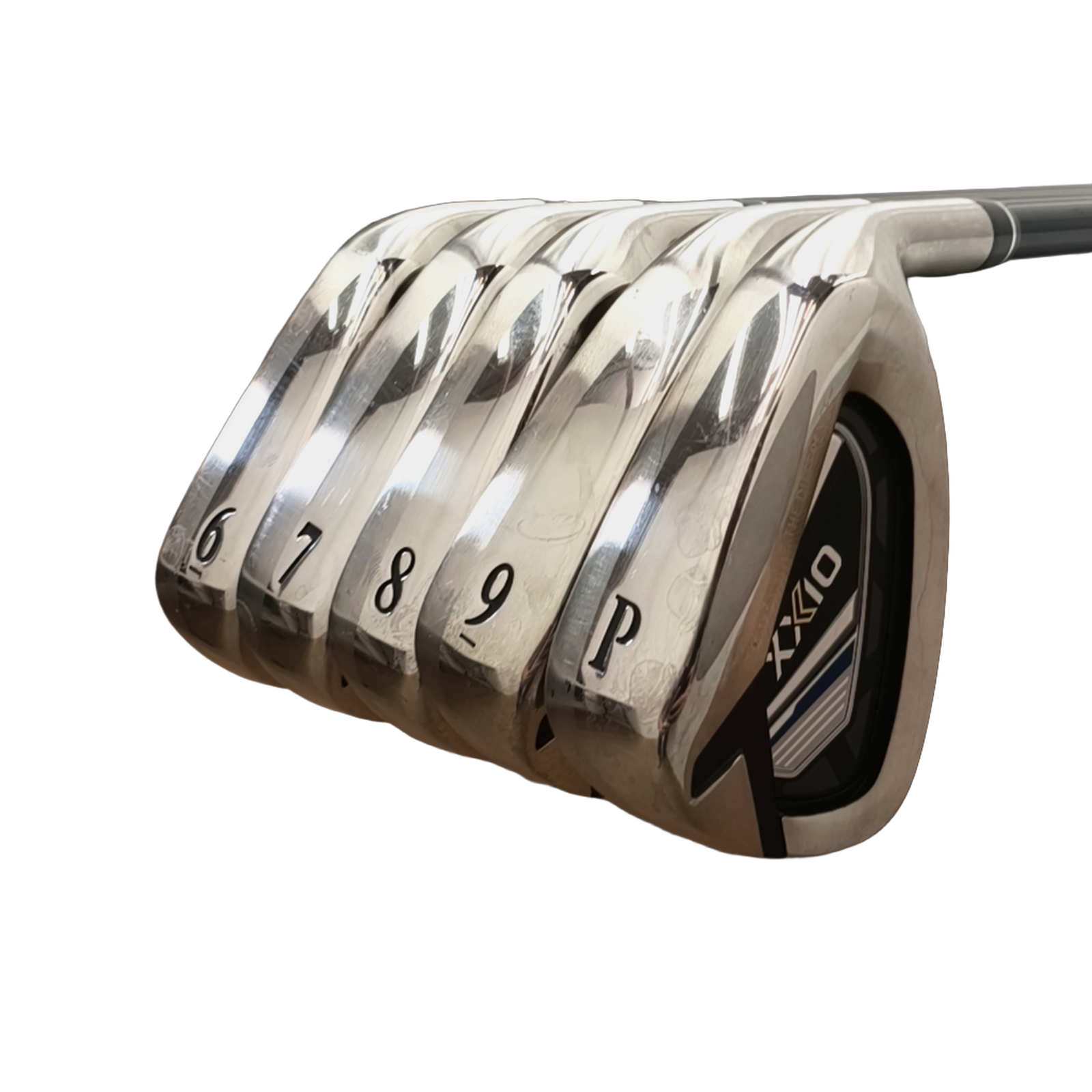 XXIO 12 Jernsæt / 6-PW / Flex Regular / Grafit [model:birefnet-general] [bg:handrolled]