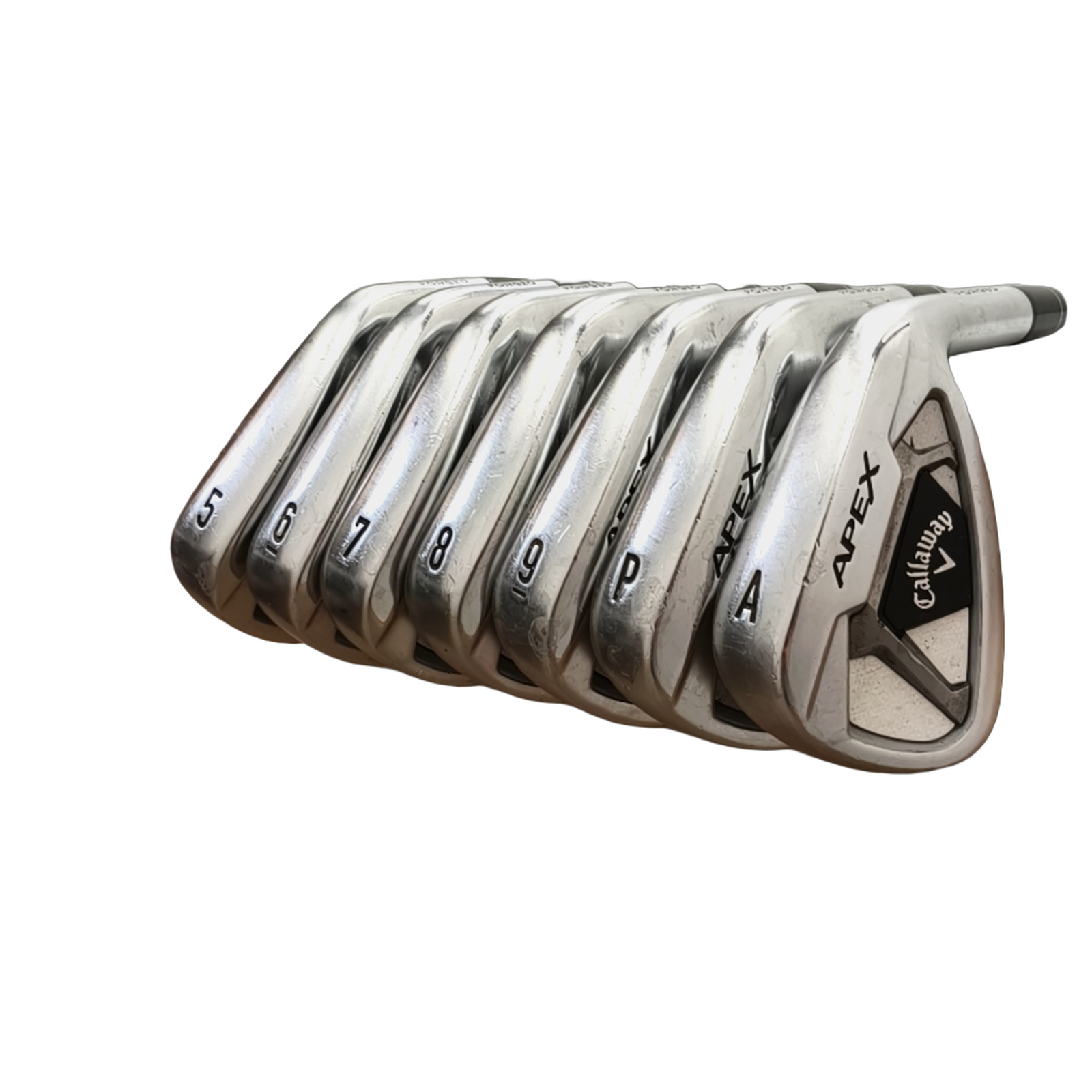 Callaway Apex 19 Jernsæt / 5-PW+GW / Flex Regular / Stål [model:birefnet-general] [bg:handrolled]