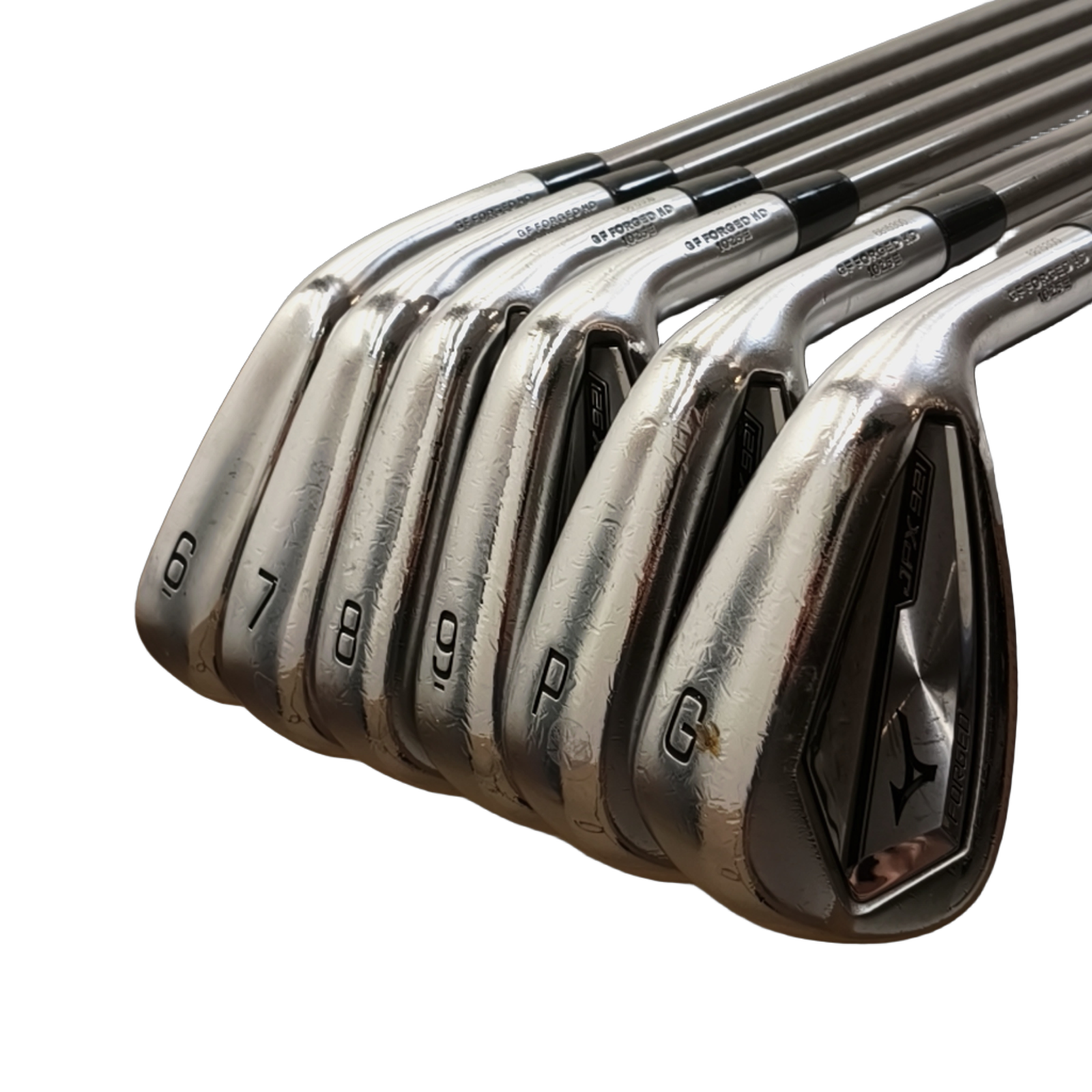 Mizuno JPX 921 Forged Jernsæt / 6-PW+GW / Flex Regular / SteelFiber [model:birefnet-general] [bg:handrolled]