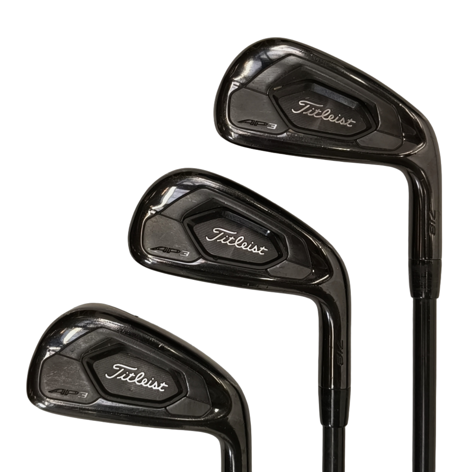 Titleist AP3 718 Blackout Iron Set / 5-PW / Flex Stiff / Steel [model:birefnet-general] [bg:handrolled]