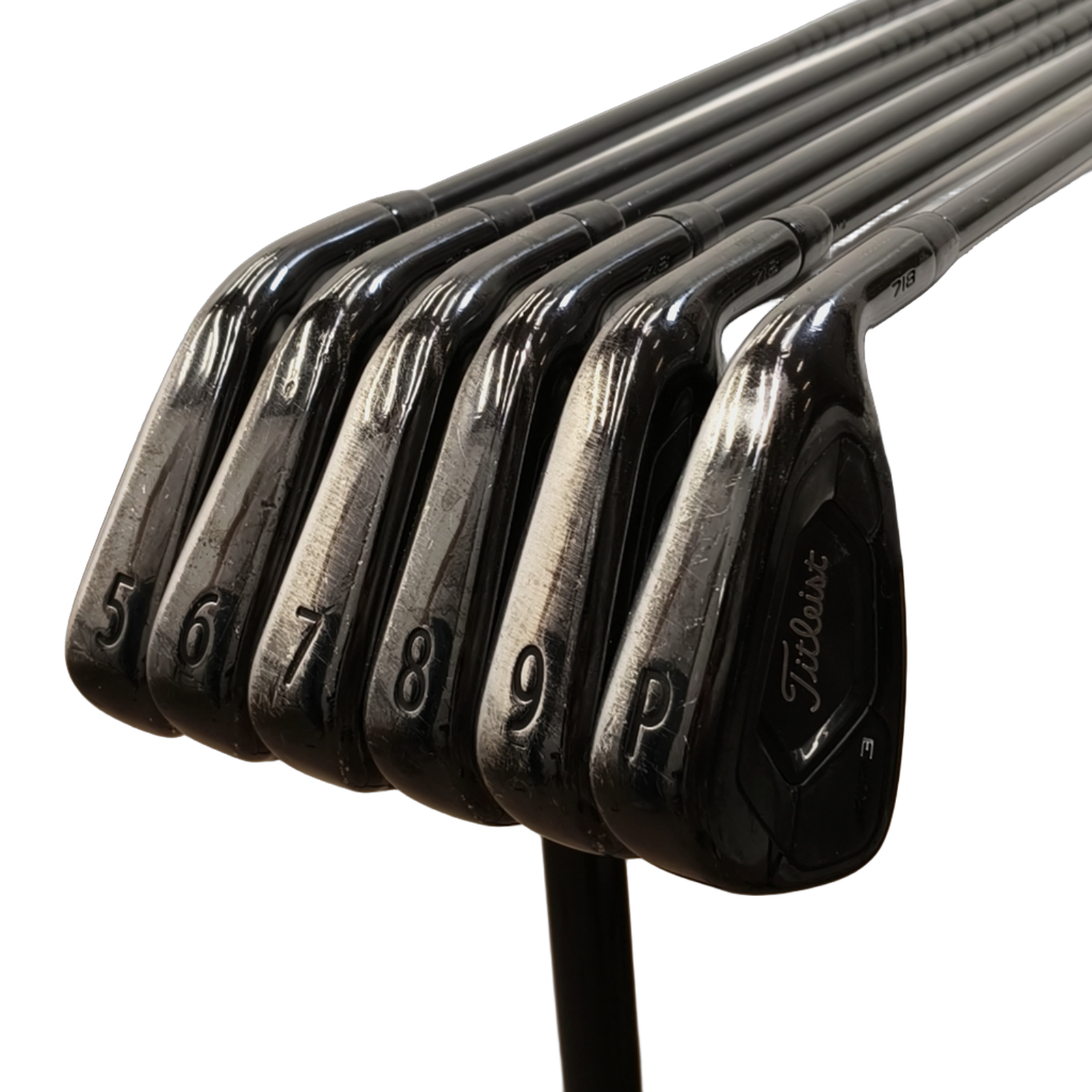 Titleist AP3 718 Blackout Iron Set / 5-PW / Flex Stiff / Steel [model:birefnet-general] [bg:handrolled]