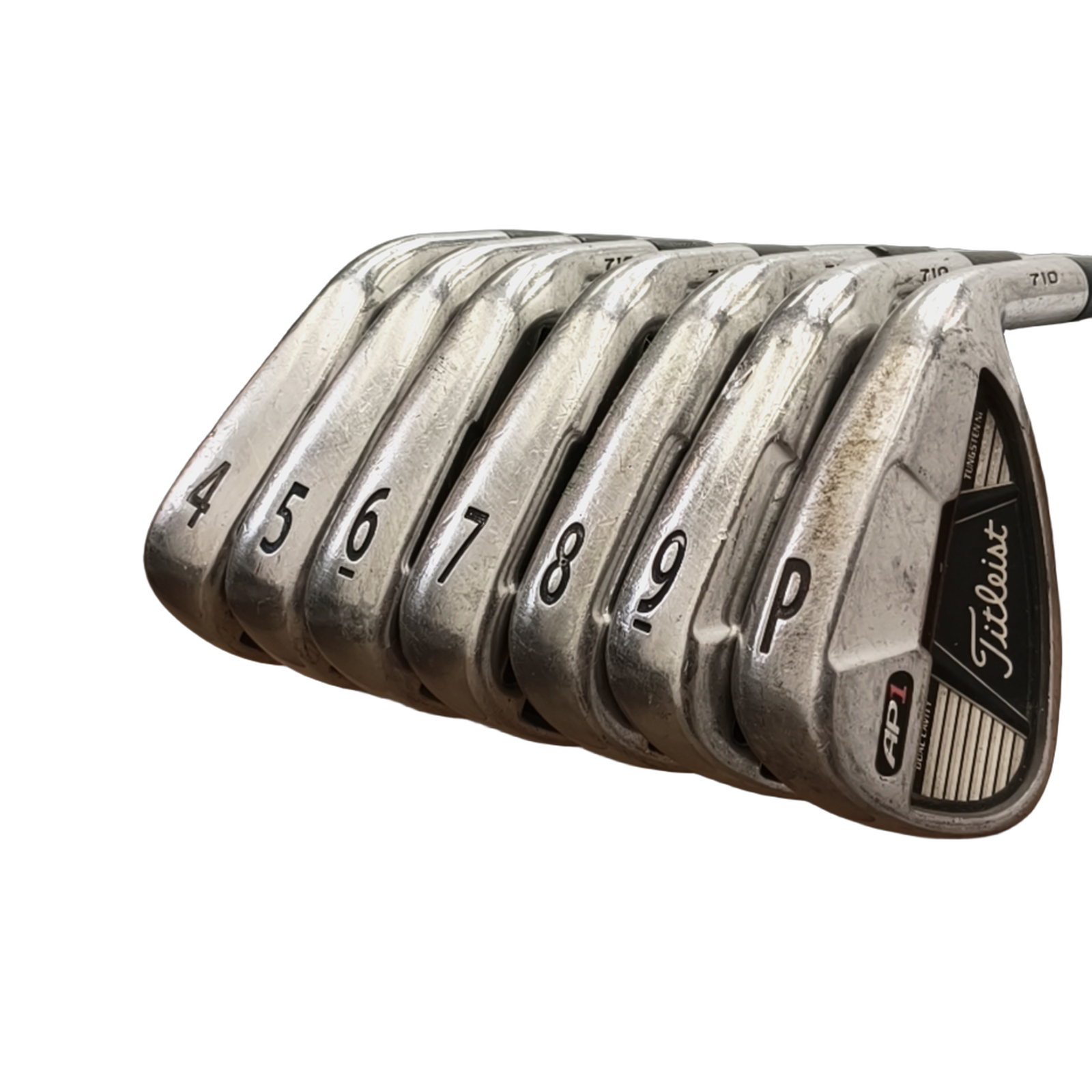 Titleist Ap1 710 Jernsæt / 4-PW / Flex Regular / Stål [model:birefnet-general] [bg:handrolled]