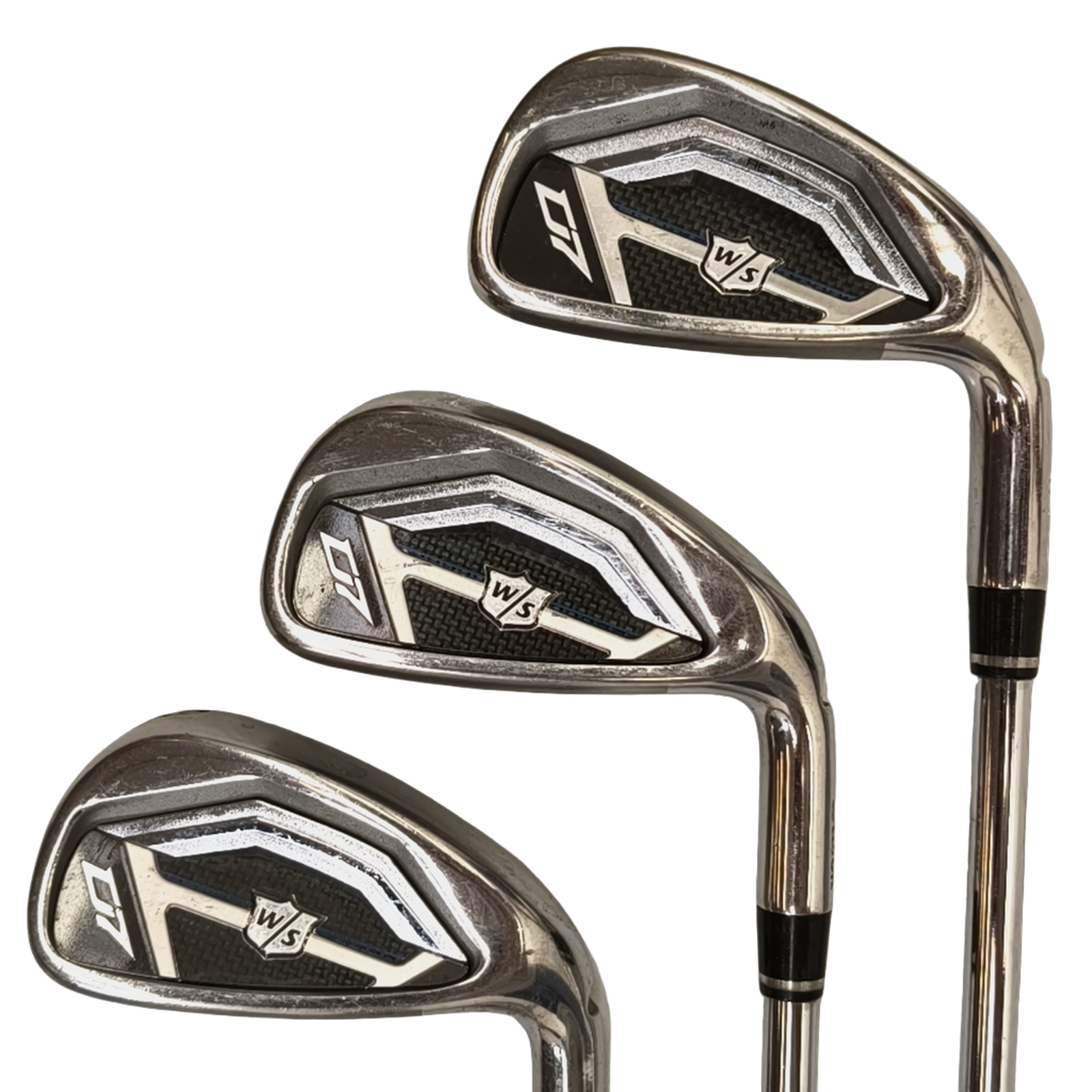 Wilson Staff D7 Iron Set / 6-PW+GW+SW / Flex Stiff / Steel [model:birefnet-general] [bg:handrolled]