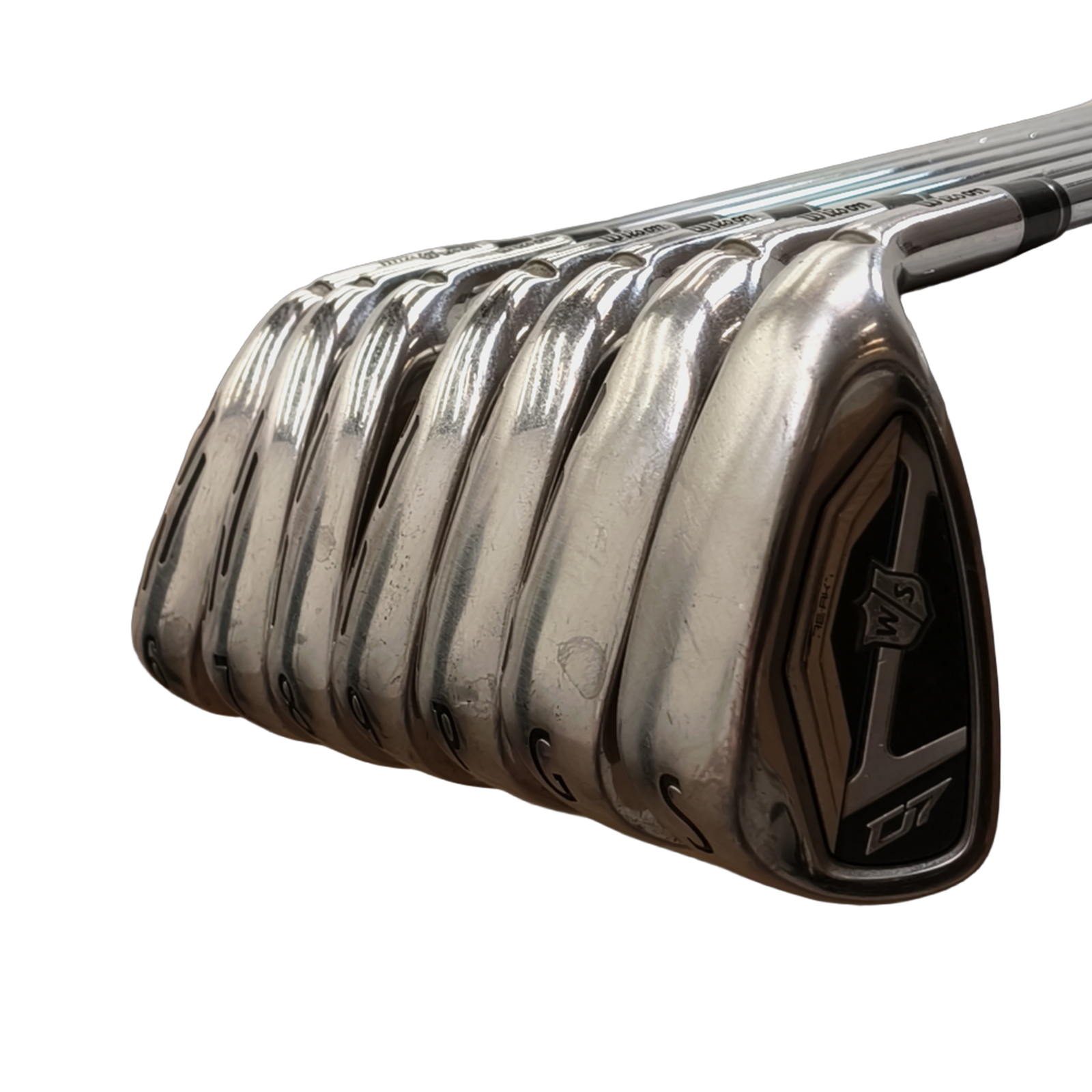 Wilson Staff D7 Iron Set / 6-PW+GW+SW / Flex Stiff / Steel [model:birefnet-general] [bg:handrolled]