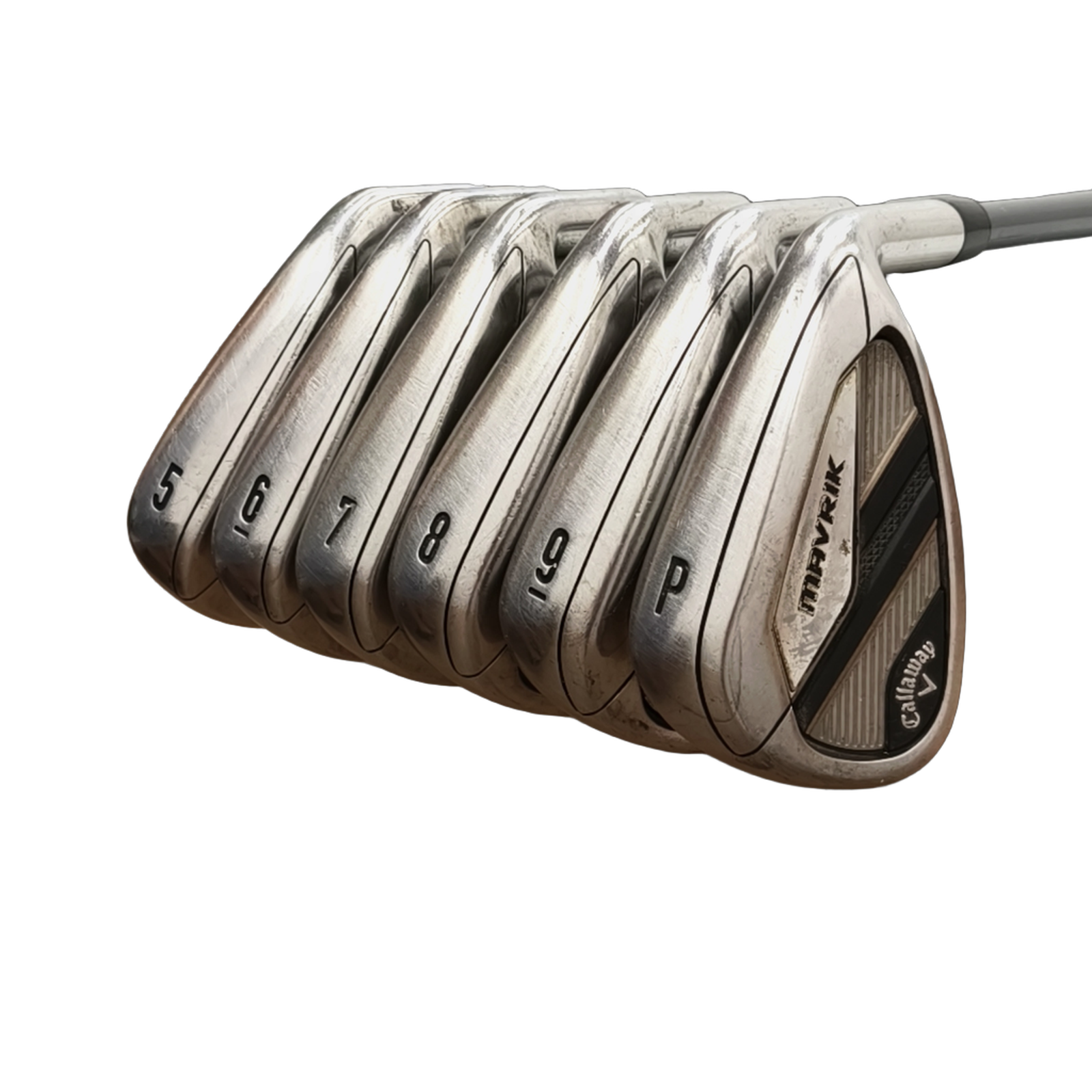 Callaway Mavrik Iron Set / 5-PW / Flex Regular / Graphite [model:birefnet-general] [bg:handrolled]