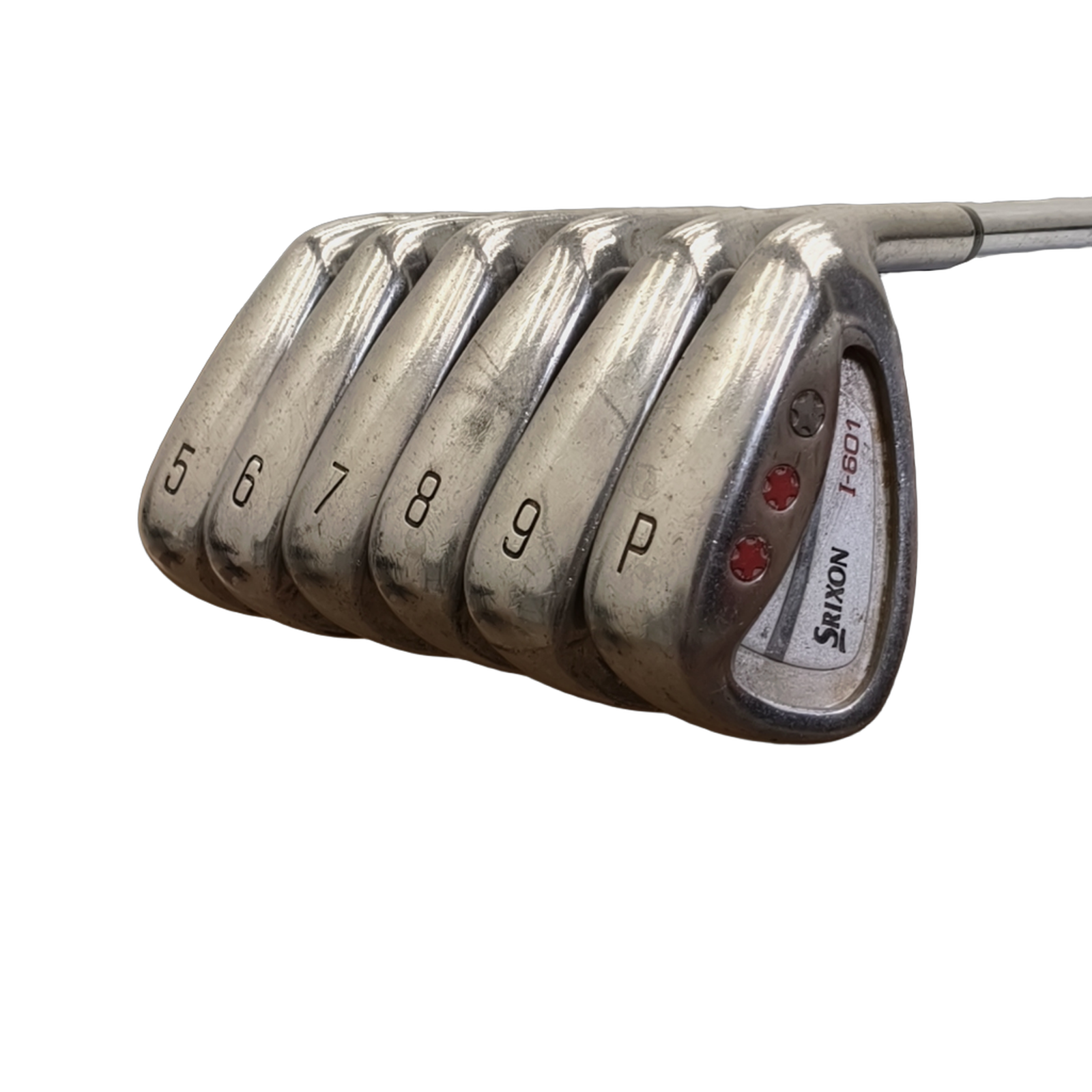 Srixon I-601 Jernsæt / 5-PW / Flex Stiff / Stål [model:birefnet-general] [bg:handrolled]