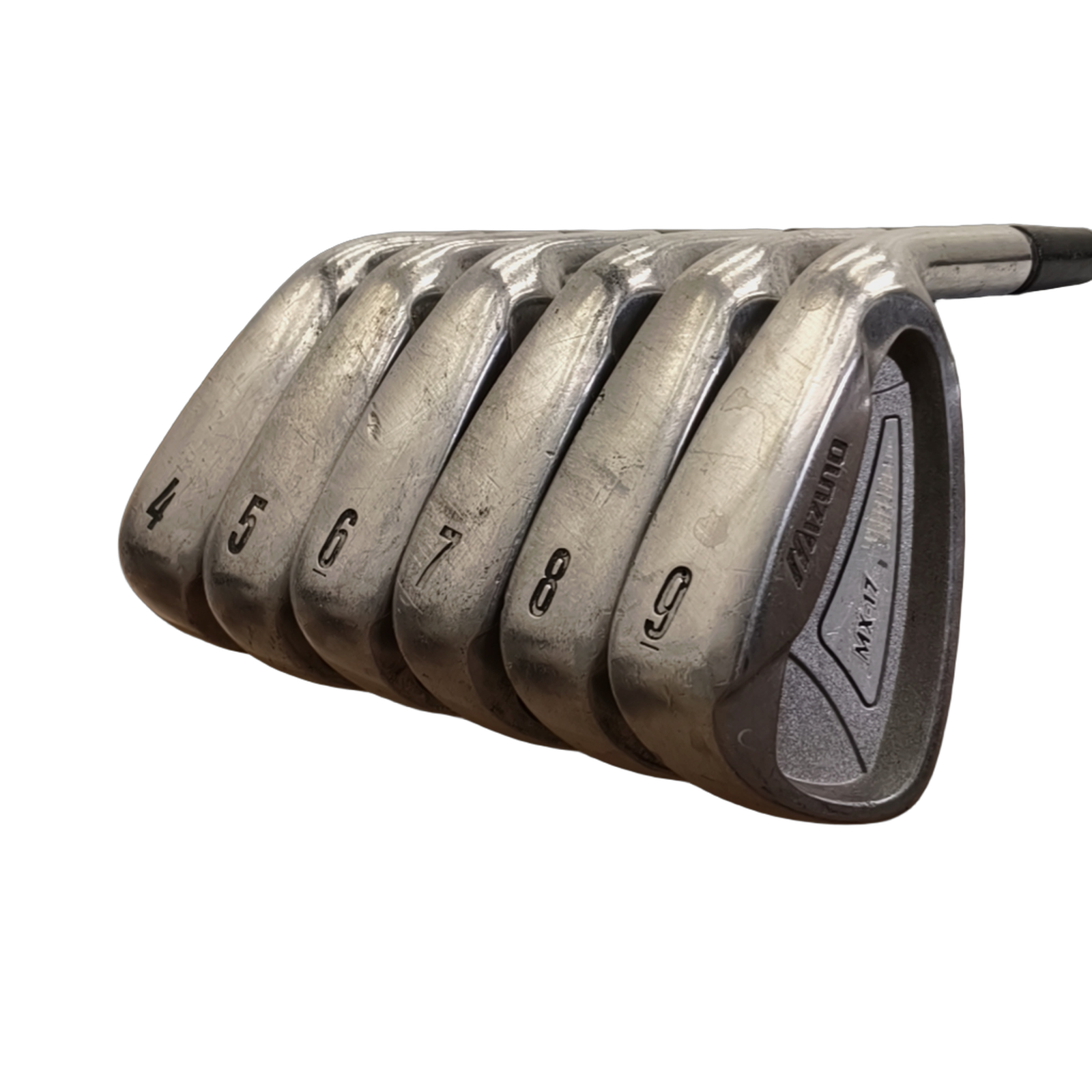 Mizuno MX-17 Jernsæt / 4-9i / Flex Stiff / Stål [model:birefnet-general] [bg:handrolled]