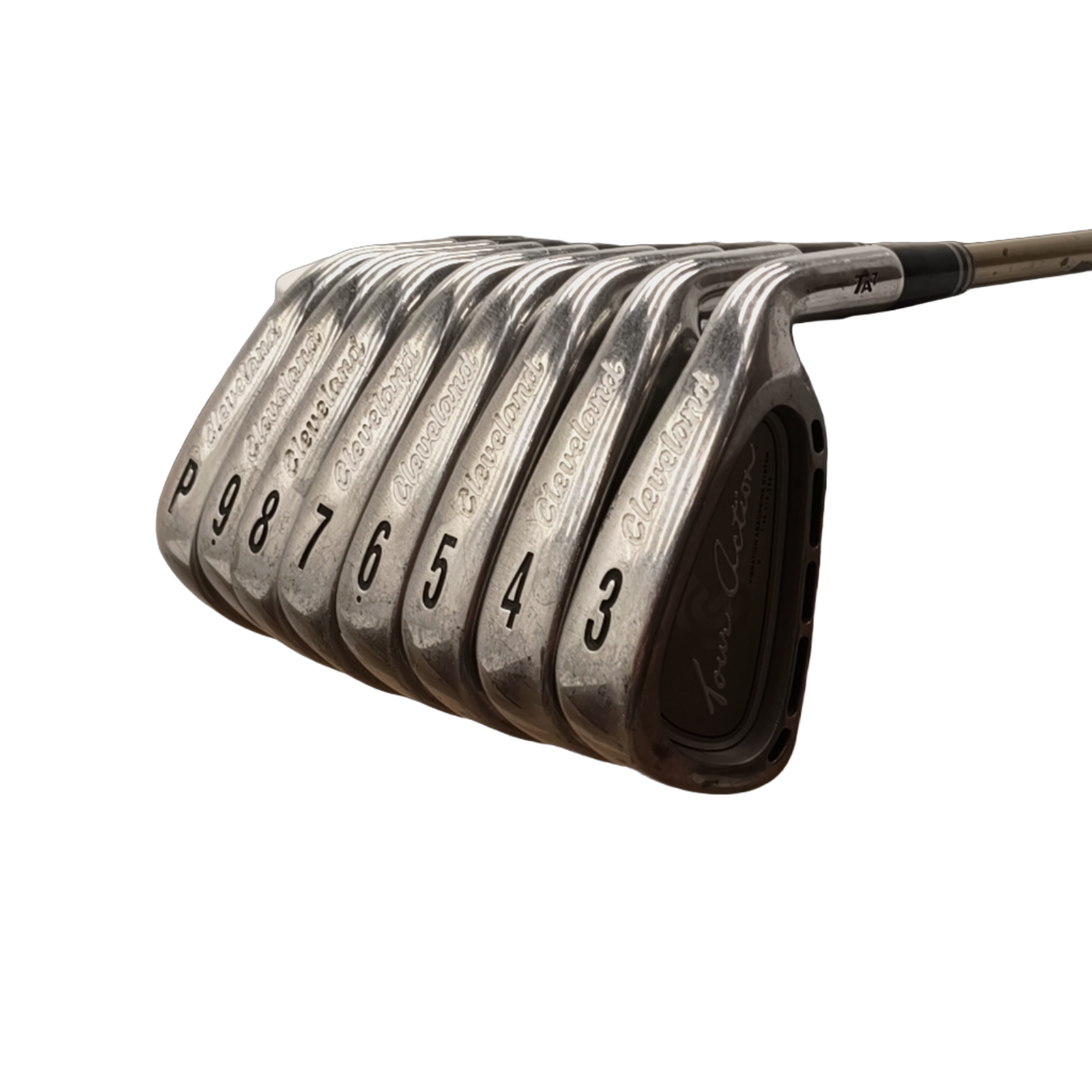 Cleveland TA7 Jernsæt / 3-PW / Flex Stiff / Grafit [model:birefnet-general] [bg:handrolled]