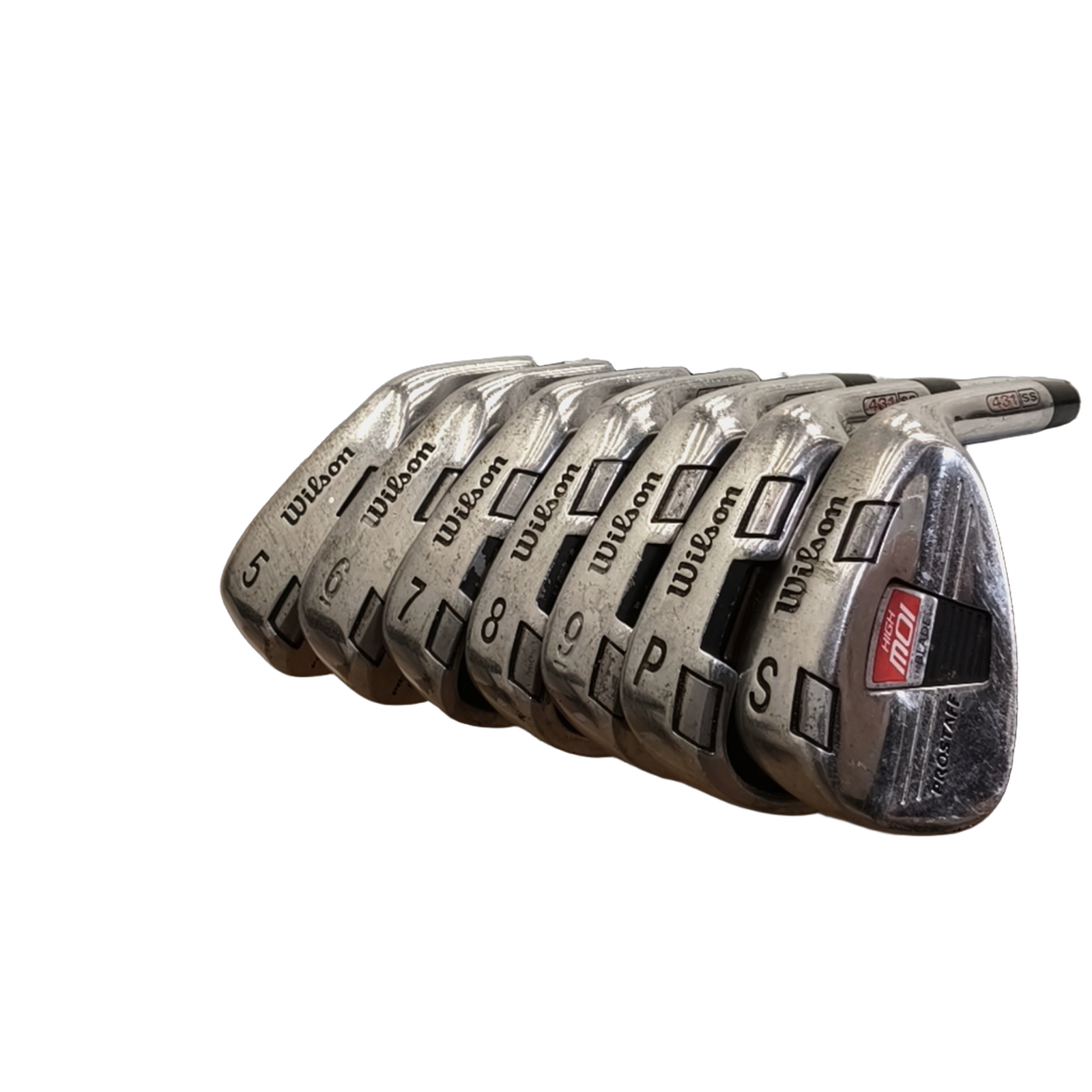 Wilson Prostaff Jernsæt / 5-PW+SW / Flex Regular / Stål [model:birefnet-general] [bg:handrolled]