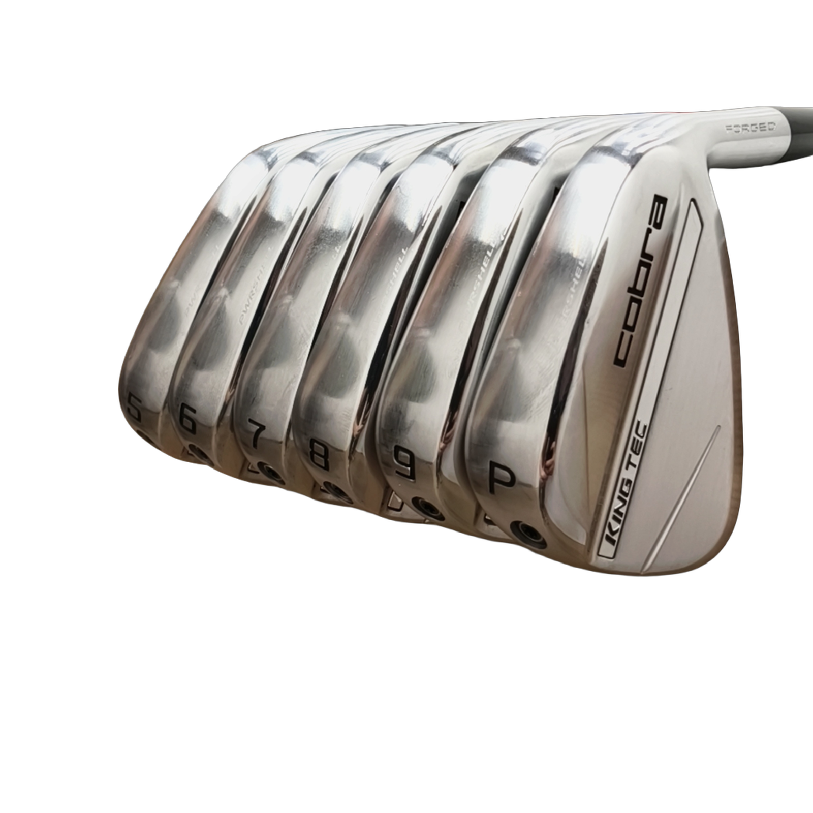 Cobra King Tec Iron Set / 5-PW / Flex Stiff / Steel [model:birefnet-general] [bg:handrolled]