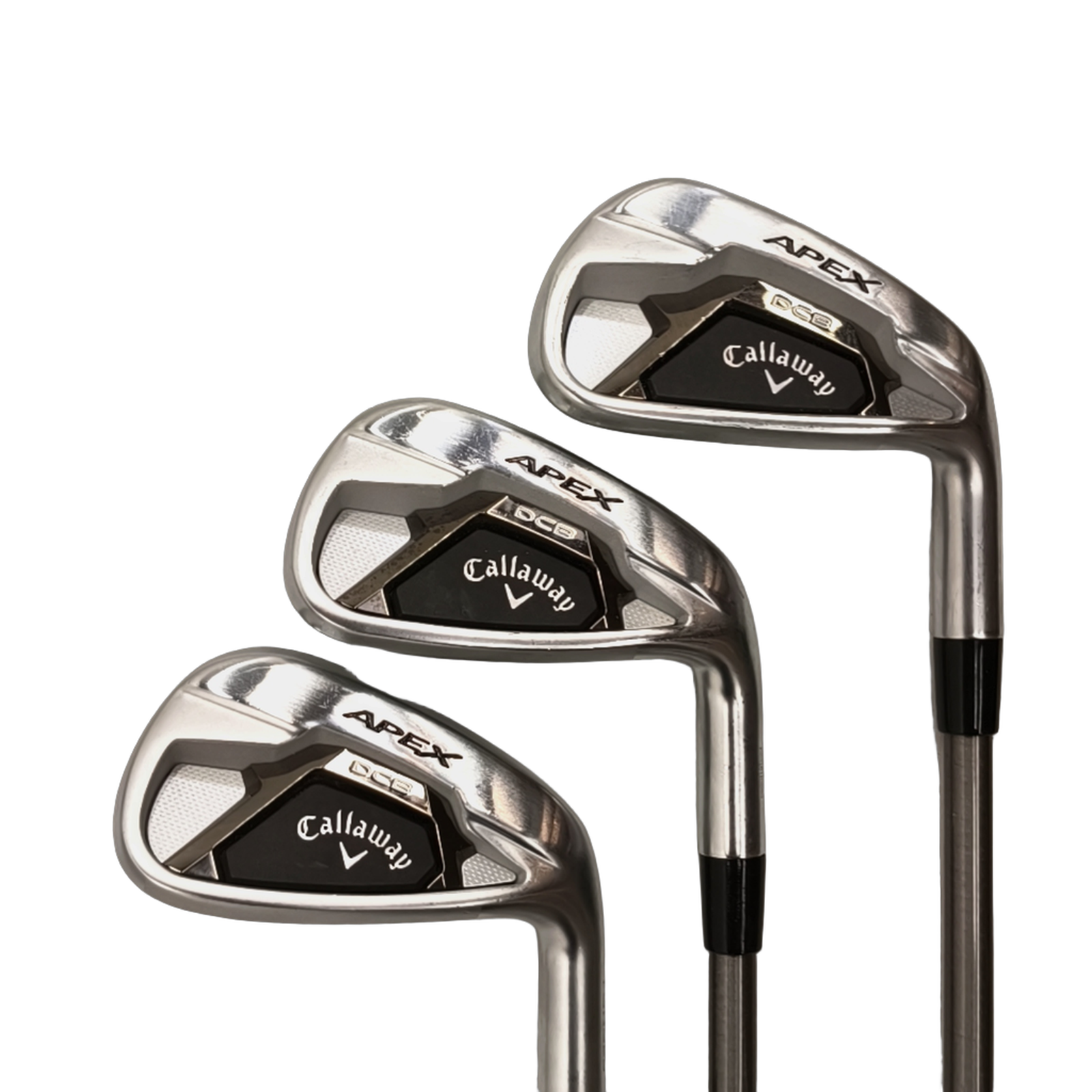 Callaway Apex DCB Iron Set / 6-PW+AW / Flex Regular / SteelFiber [model:birefnet-general] [bg:handrolled]